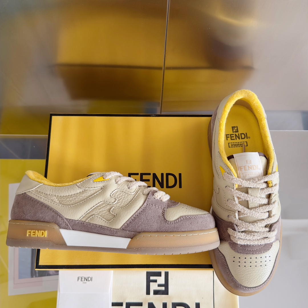 Fendi Fendi芬迪match系列 魔术贴 休闲 运动鞋 板鞋