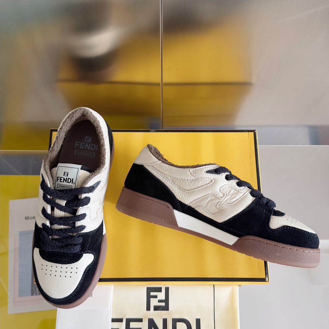 Fendi Fendi芬迪match系列 魔术贴 休闲 运动鞋 板鞋