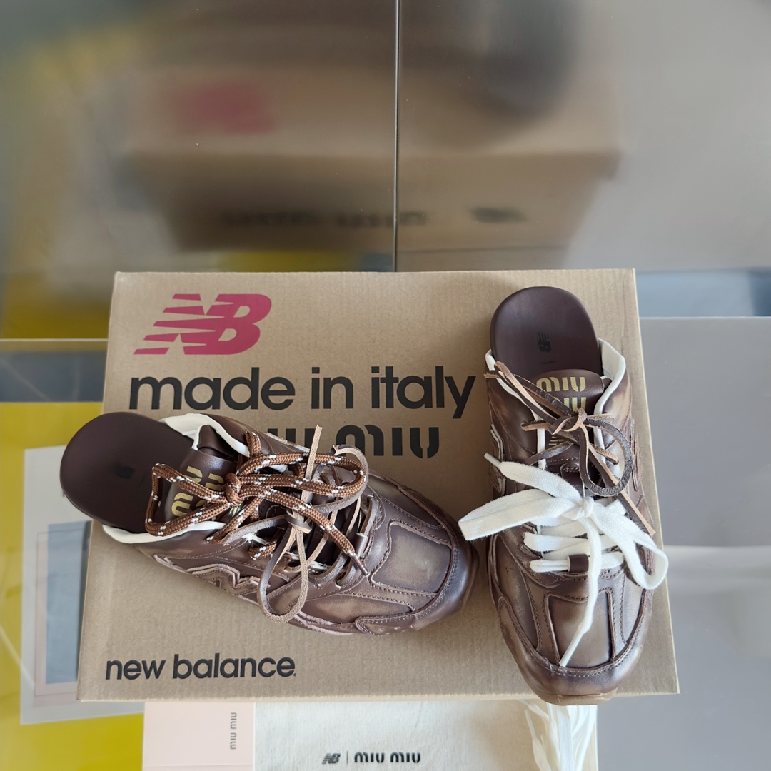 Miu Miu 缪缪MiuMiu x New Balance新百伦 NB530 半拖鞋 休闲 运动鞋 阿甘鞋 德训鞋