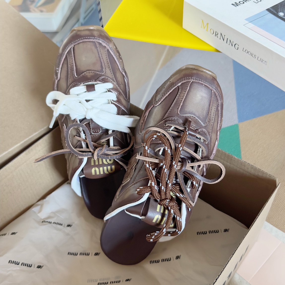 Miu Miu 缪缪MiuMiu x New Balance新百伦 NB530 半拖鞋 休闲 运动鞋 阿甘鞋 德训鞋