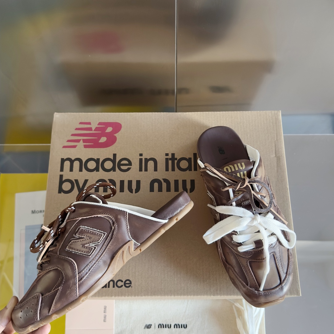 Miu Miu 缪缪MiuMiu x New Balance新百伦 NB530 半拖鞋 休闲 运动鞋 阿甘鞋 德训鞋