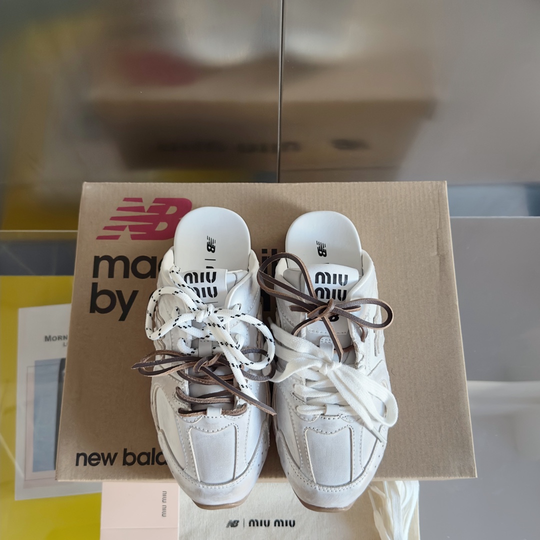 Miu Miu 缪缪MiuMiu x New Balance新百伦 NB530 半拖鞋 休闲 运动鞋 阿甘鞋 德训鞋