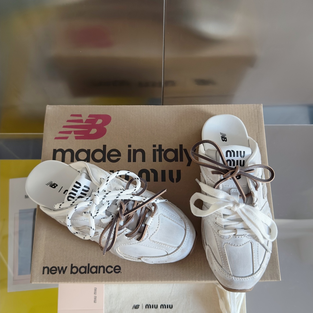 Miu Miu 缪缪MiuMiu x New Balance新百伦 NB530 半拖鞋 休闲 运动鞋 阿甘鞋 德训鞋