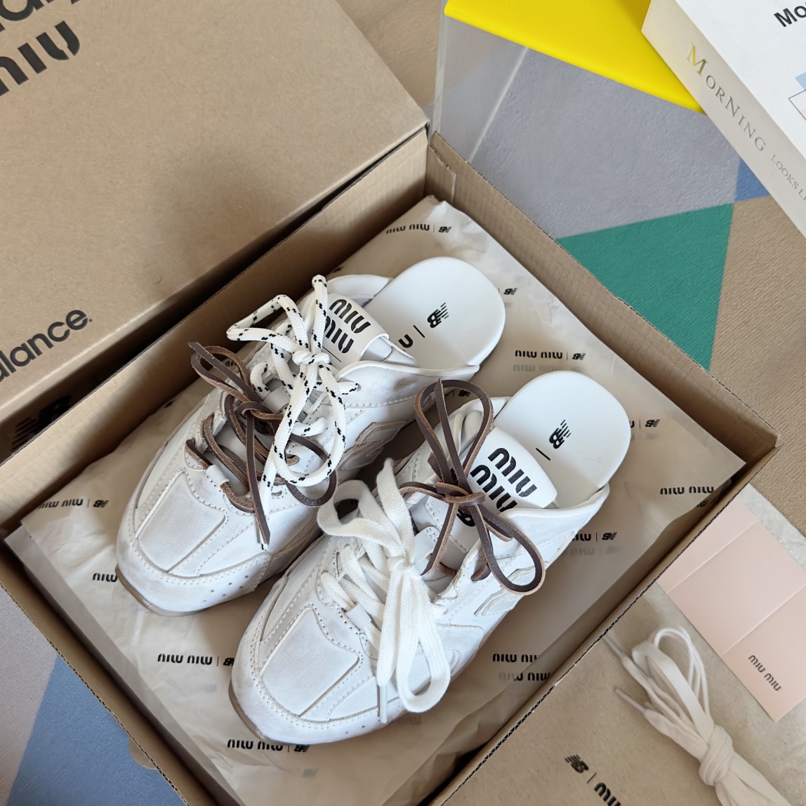 Miu Miu 缪缪MiuMiu x New Balance新百伦 NB530 半拖鞋 休闲 运动鞋 阿甘鞋 德训鞋