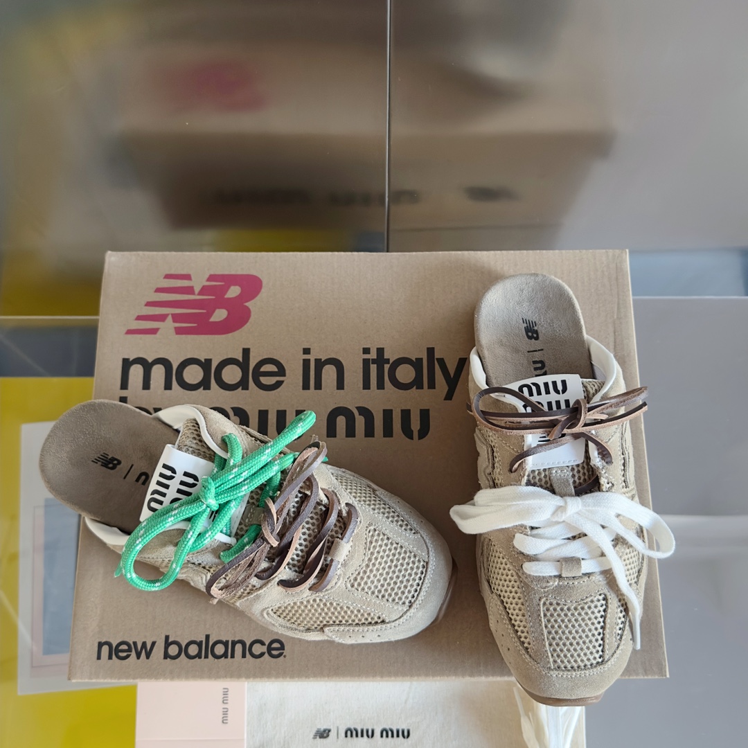 Miu Miu 缪缪MiuMiu x New Balance新百伦 NB530 半拖鞋 休闲 运动鞋 阿甘鞋 德训鞋