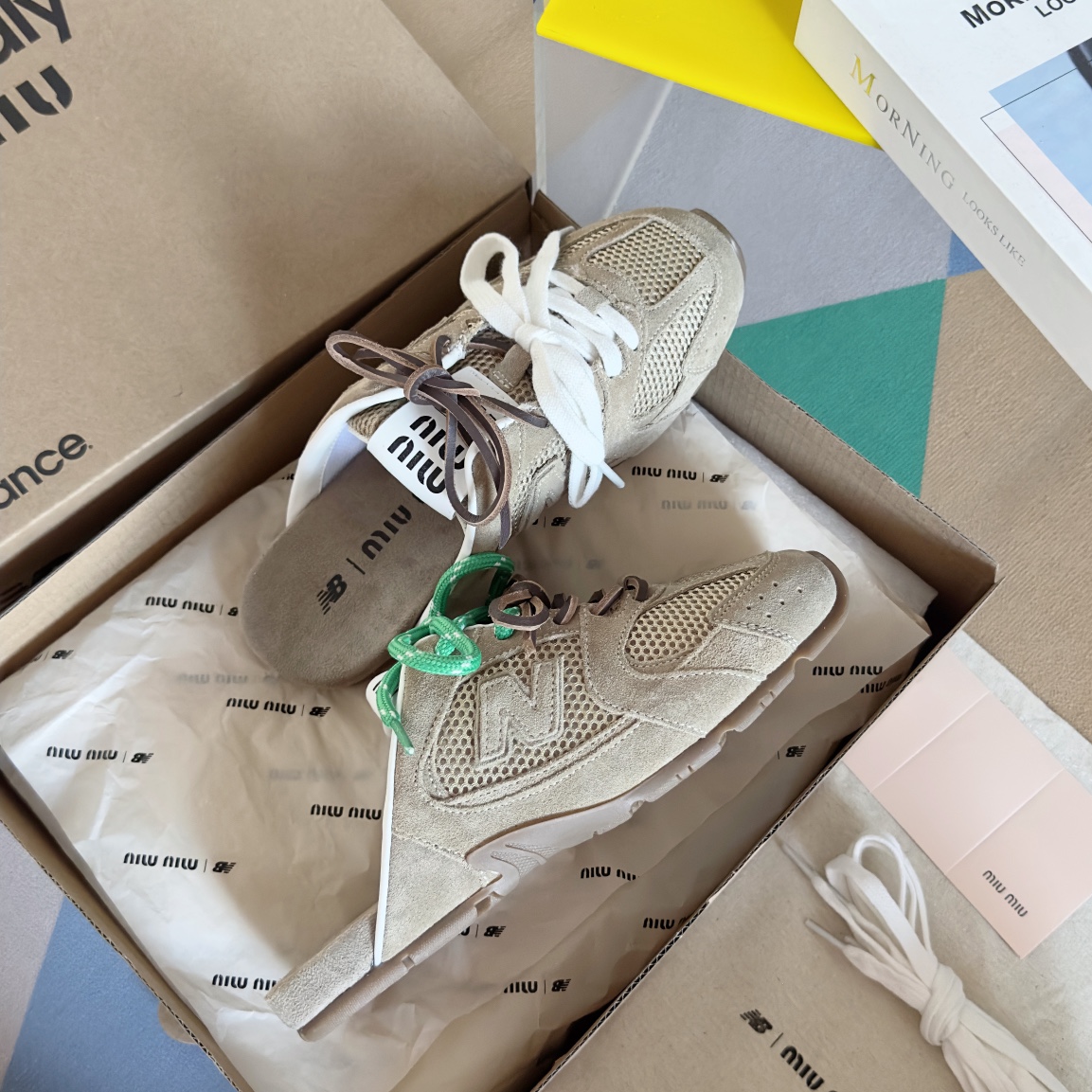 Miu Miu 缪缪MiuMiu x New Balance新百伦 NB530 半拖鞋 休闲 运动鞋 阿甘鞋 德训鞋