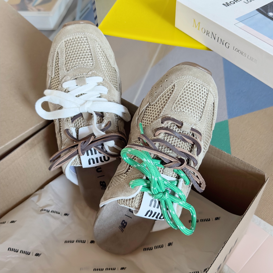 Miu Miu 缪缪MiuMiu x New Balance新百伦 NB530 半拖鞋 休闲 运动鞋 阿甘鞋 德训鞋
