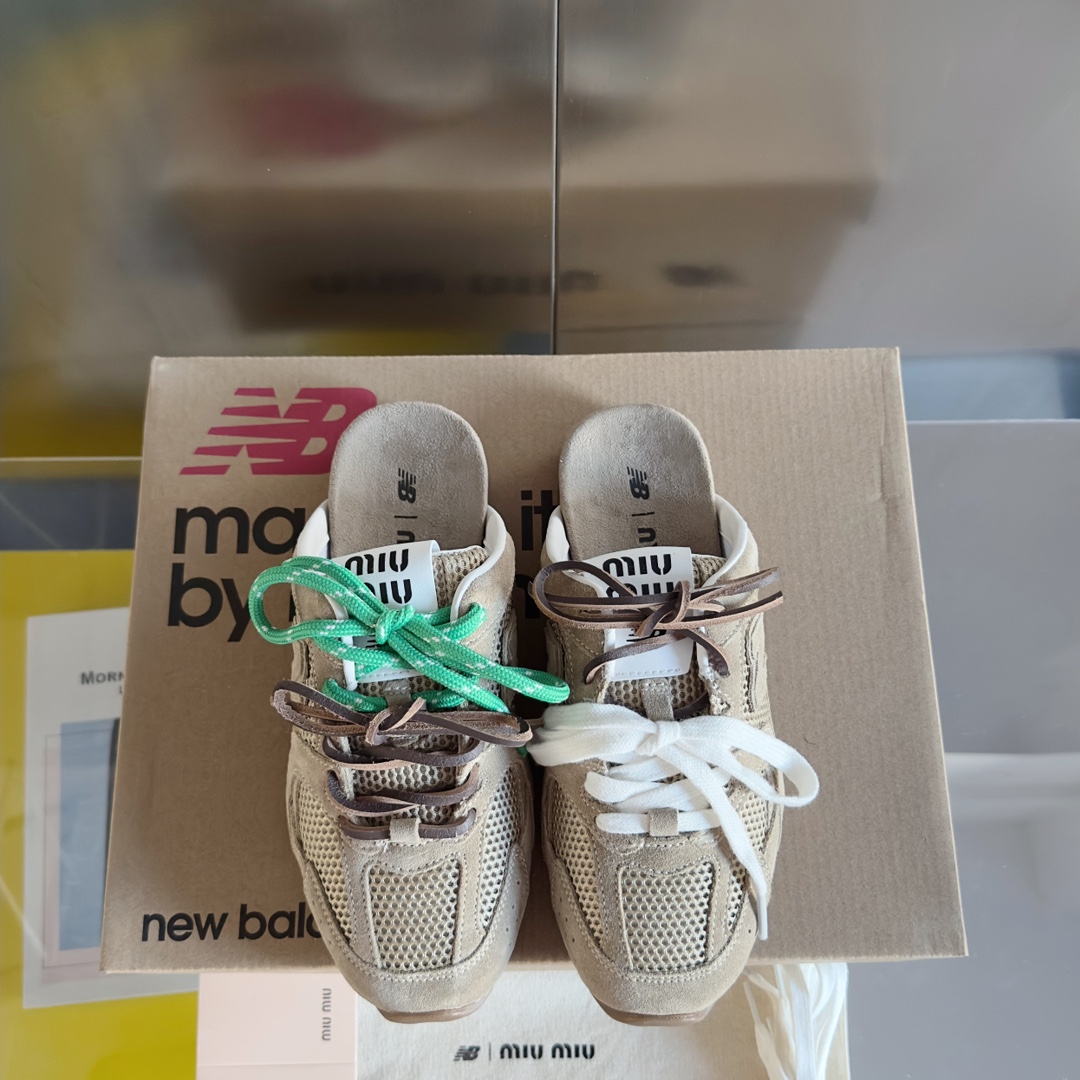 Miu Miu 缪缪MiuMiu x New Balance新百伦 NB530 半拖鞋 休闲 运动鞋 阿甘鞋 德训鞋