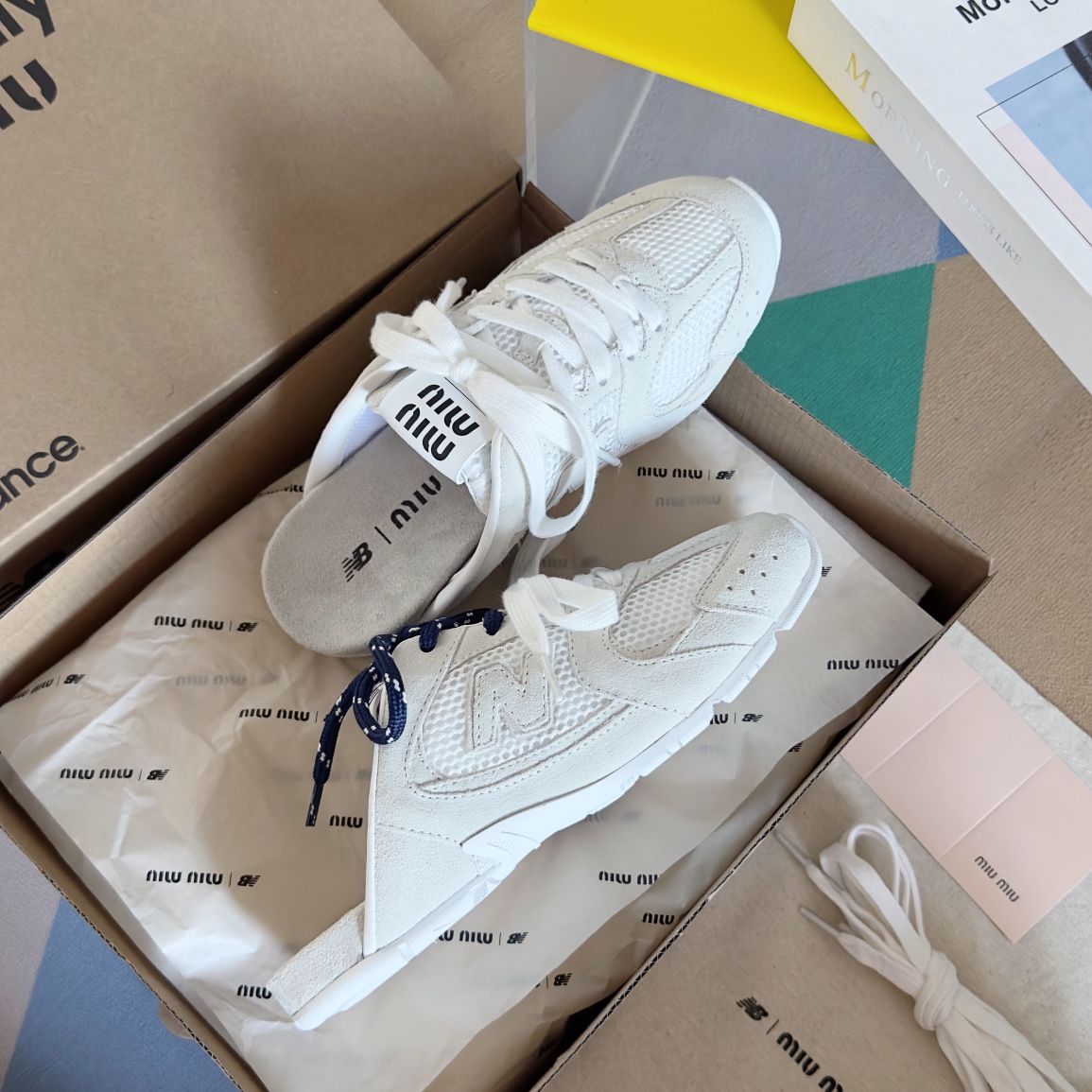 Miu Miu 缪缪MiuMiu x New Balance新百伦 NB530 半拖鞋 休闲 运动鞋 阿甘鞋 德训鞋