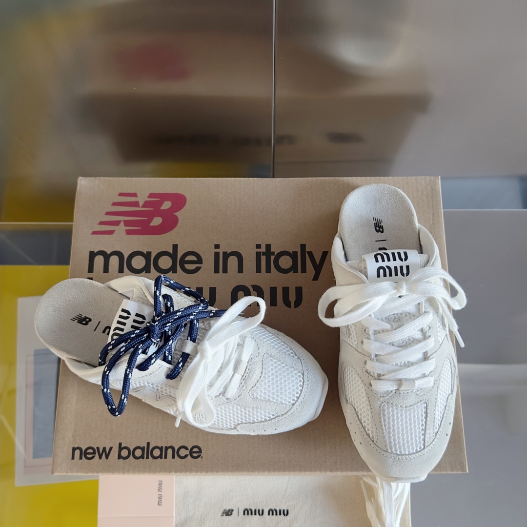 Miu Miu 缪缪MiuMiu x New Balance新百伦 NB530 半拖鞋 休闲 运动鞋 阿甘鞋 德训鞋