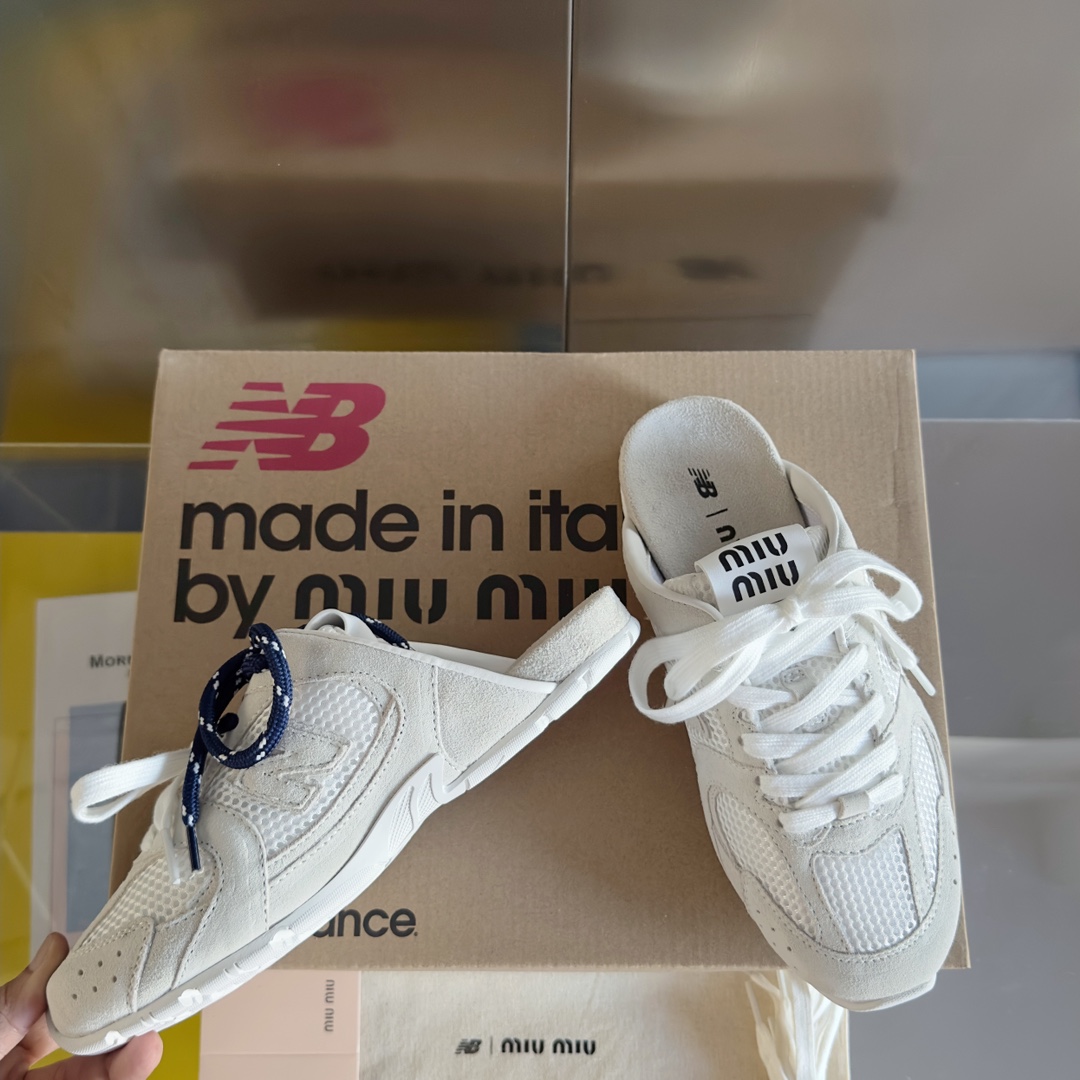 Miu Miu 缪缪MiuMiu x New Balance新百伦 NB530 半拖鞋 休闲 运动鞋 阿甘鞋 德训鞋
