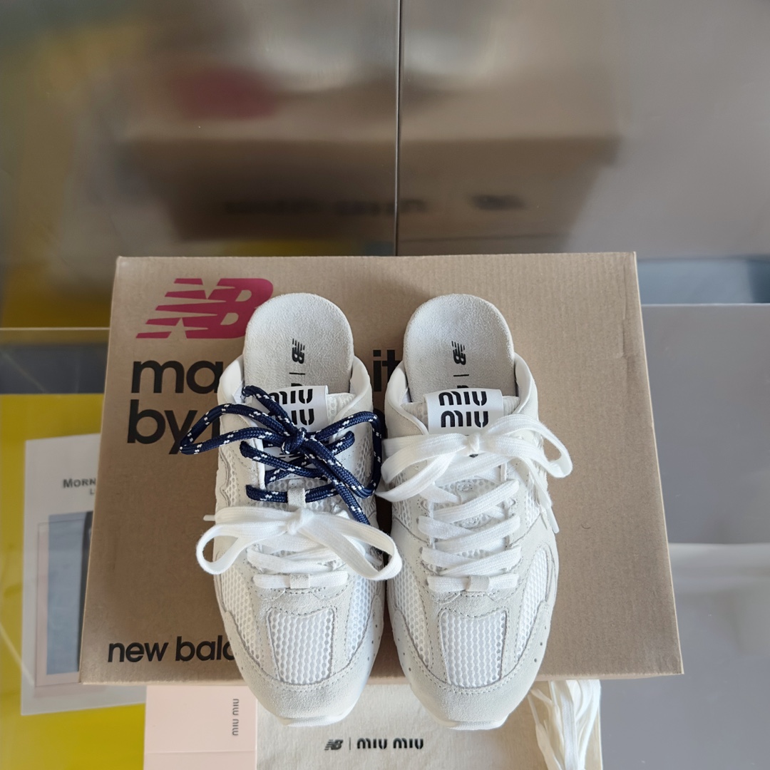 Miu Miu 缪缪MiuMiu x New Balance新百伦 NB530 半拖鞋 休闲 运动鞋 阿甘鞋 德训鞋