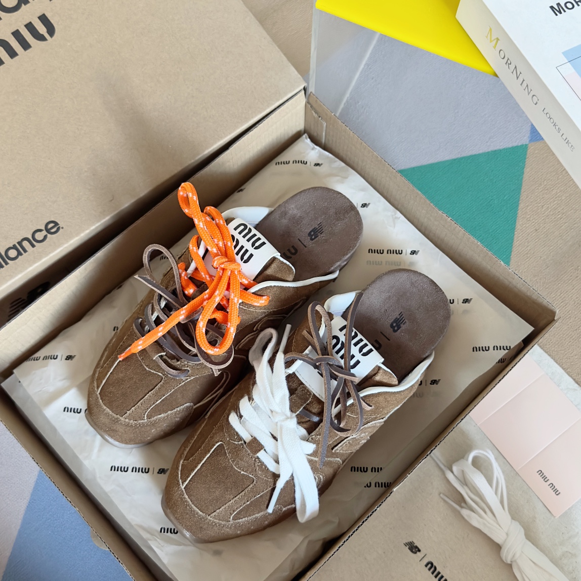 Miu Miu 缪缪MiuMiu x New Balance新百伦 NB530 半拖鞋 休闲 运动鞋 阿甘鞋 德训鞋