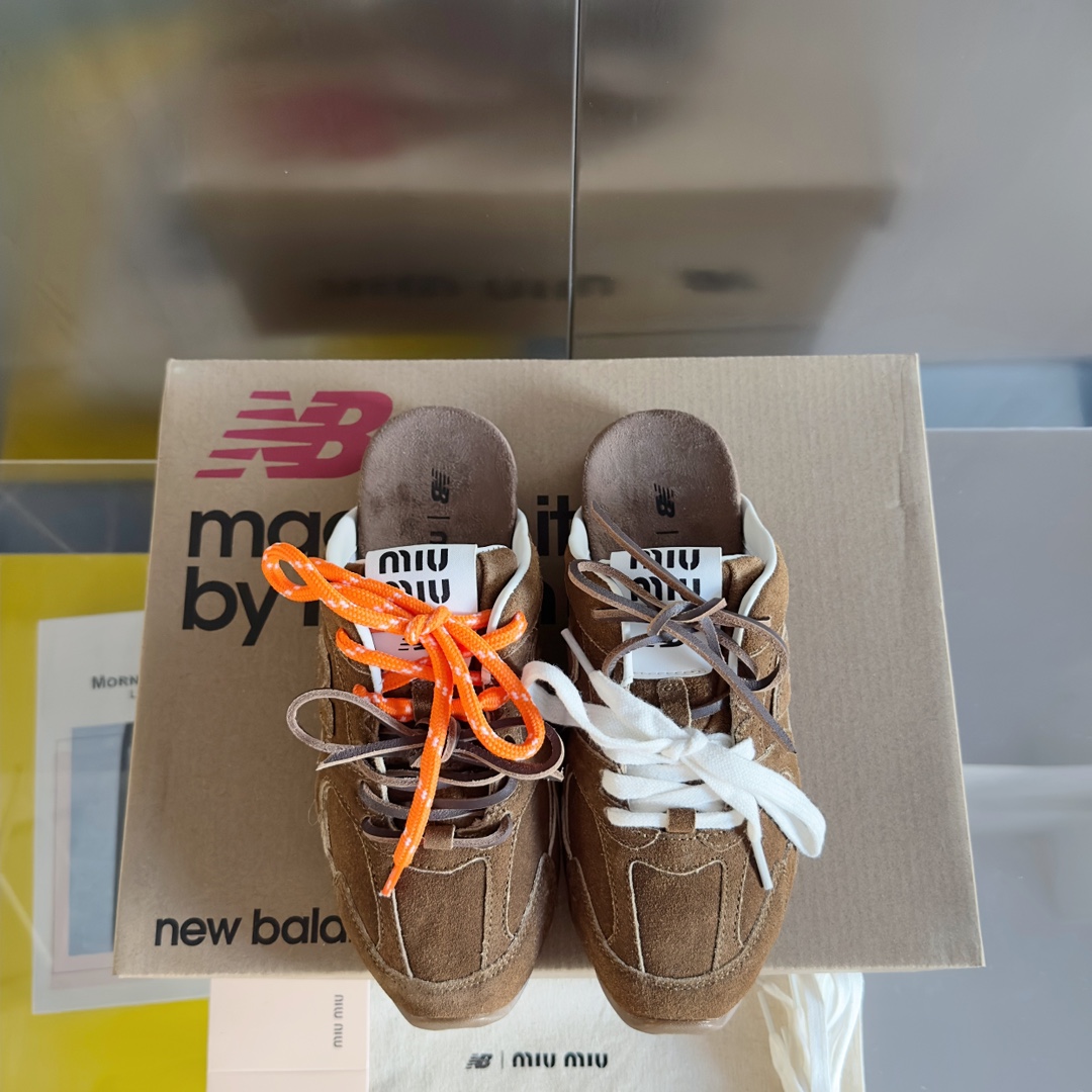 Miu Miu 缪缪MiuMiu x New Balance新百伦 NB530 半拖鞋 休闲 运动鞋 阿甘鞋 德训鞋