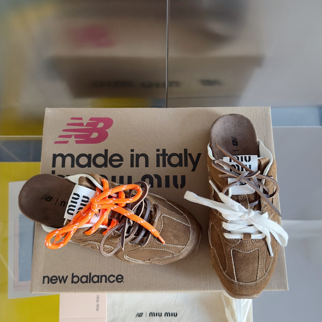 Miu Miu 缪缪MiuMiu x New Balance新百伦 NB530 半拖鞋 休闲 运动鞋 阿甘鞋 德训鞋