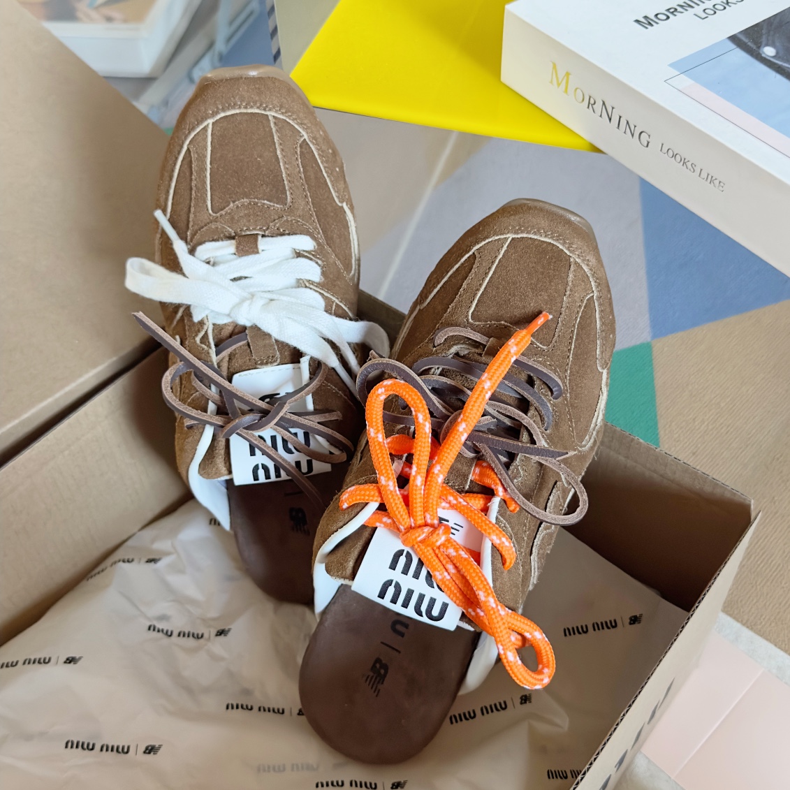Miu Miu 缪缪MiuMiu x New Balance新百伦 NB530 半拖鞋 休闲 运动鞋 阿甘鞋 德训鞋