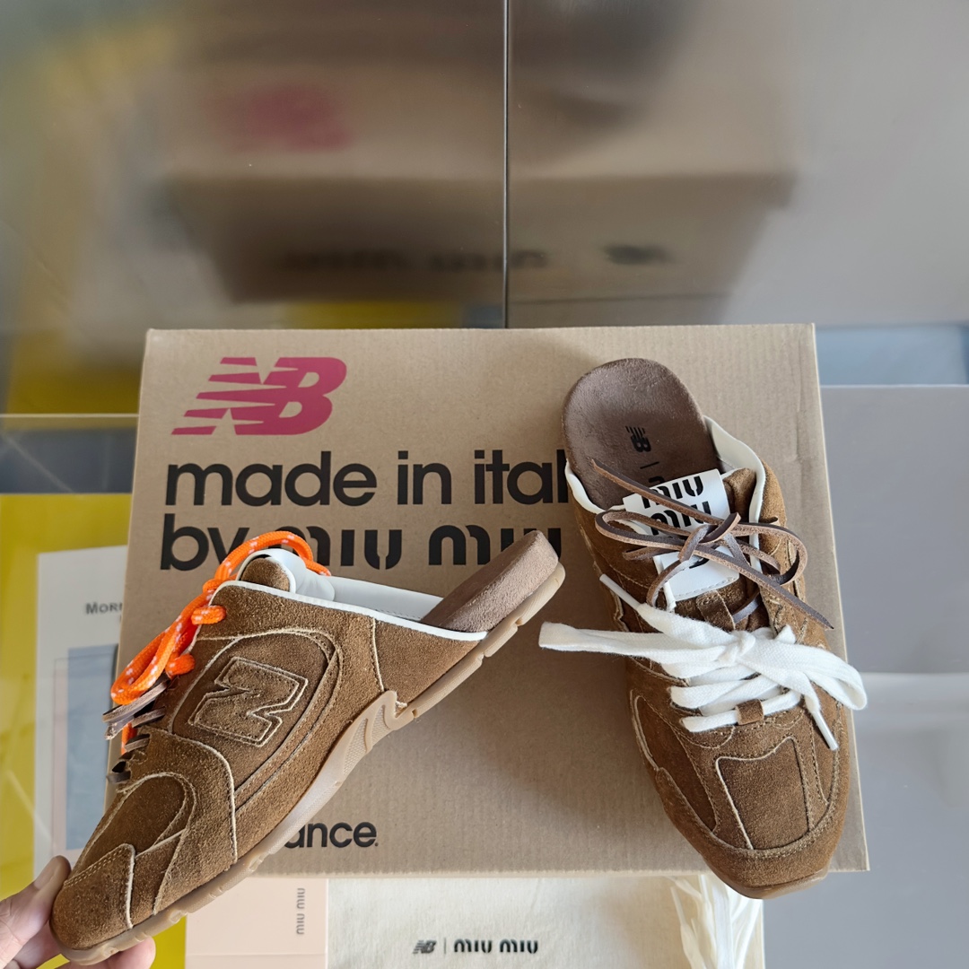 Miu Miu 缪缪MiuMiu x New Balance新百伦 NB530 半拖鞋 休闲 运动鞋 阿甘鞋 德训鞋