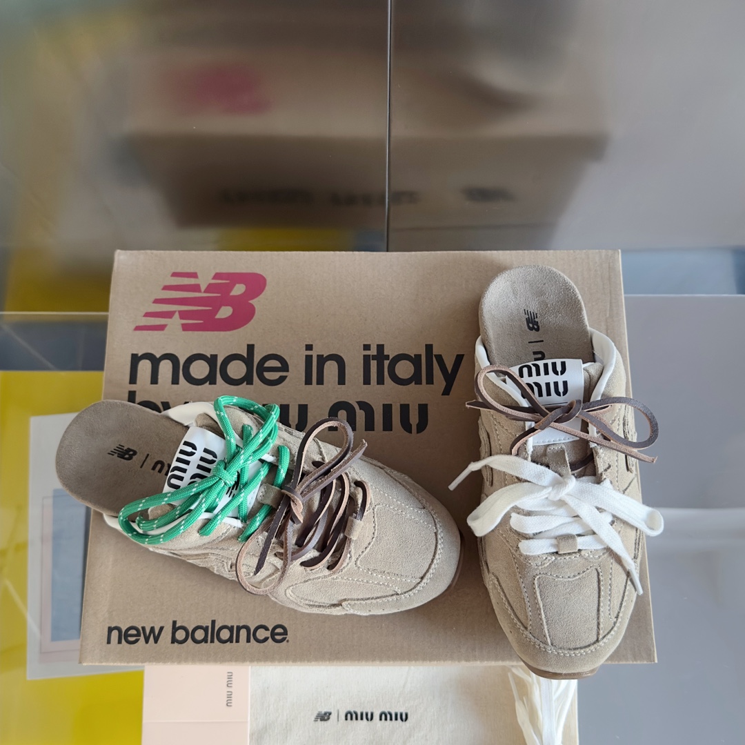 Miu Miu 缪缪MiuMiu x New Balance新百伦 NB530 半拖鞋 休闲 运动鞋 阿甘鞋 德训鞋