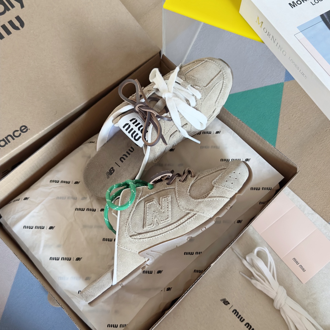 Miu Miu 缪缪MiuMiu x New Balance新百伦 NB530 半拖鞋 休闲 运动鞋 阿甘鞋 德训鞋