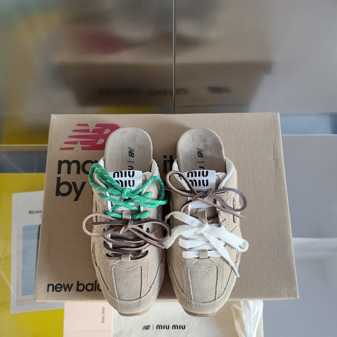 Miu Miu 缪缪MiuMiu x New Balance新百伦 NB530 半拖鞋 休闲 运动鞋 阿甘鞋 德训鞋