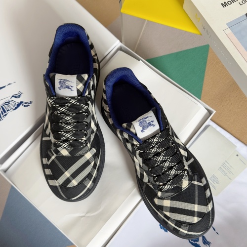 Burberry Box Series Plaid Knit Chunky Sole Sneakers 1 Burberry Box Series Plaid Knit Chunky Sole Sneakers
