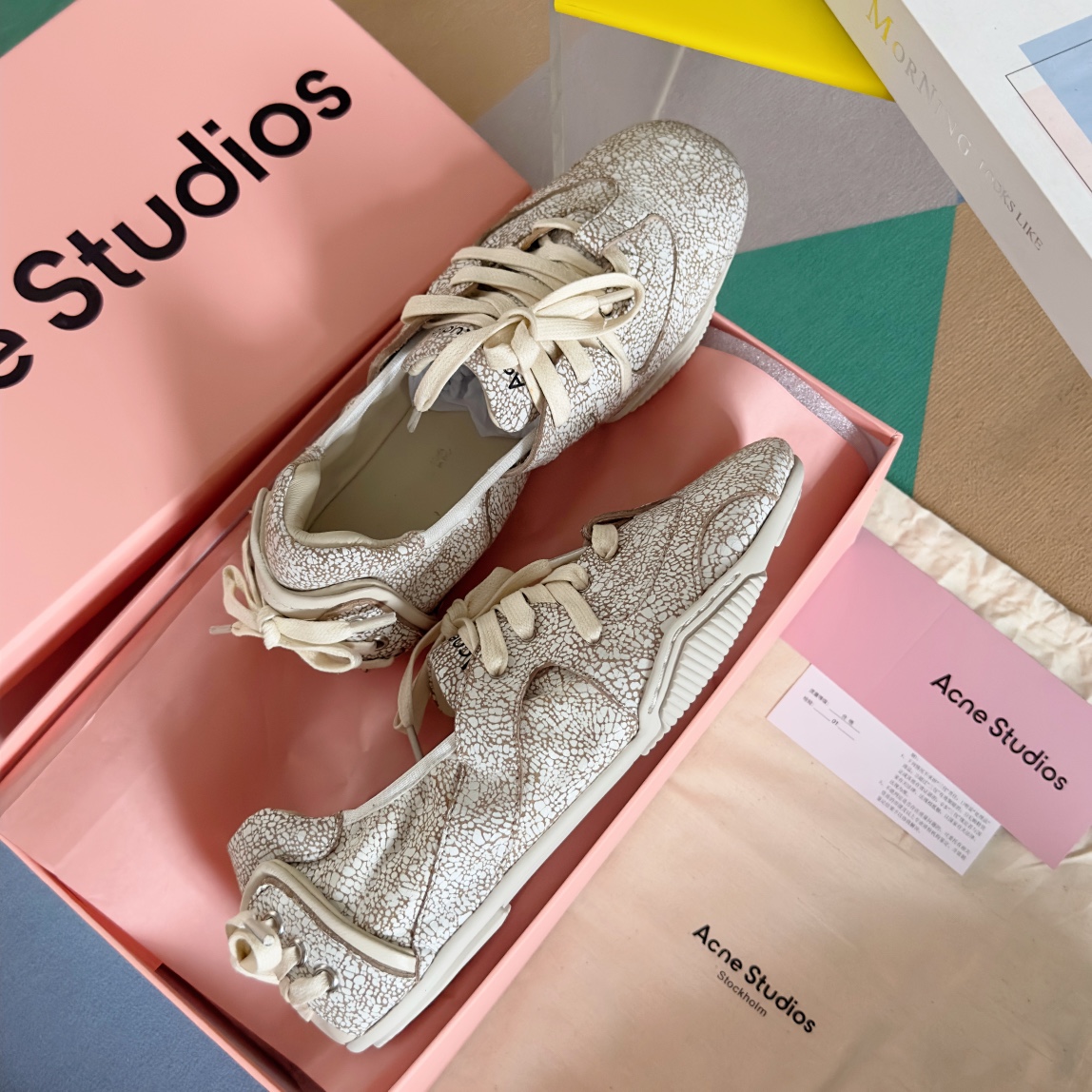 顶级版本：女款
Acne studios 24FW 丹宁牛仔布 芭蕾舞鞋 休闲 运动鞋
原版购入开发 做