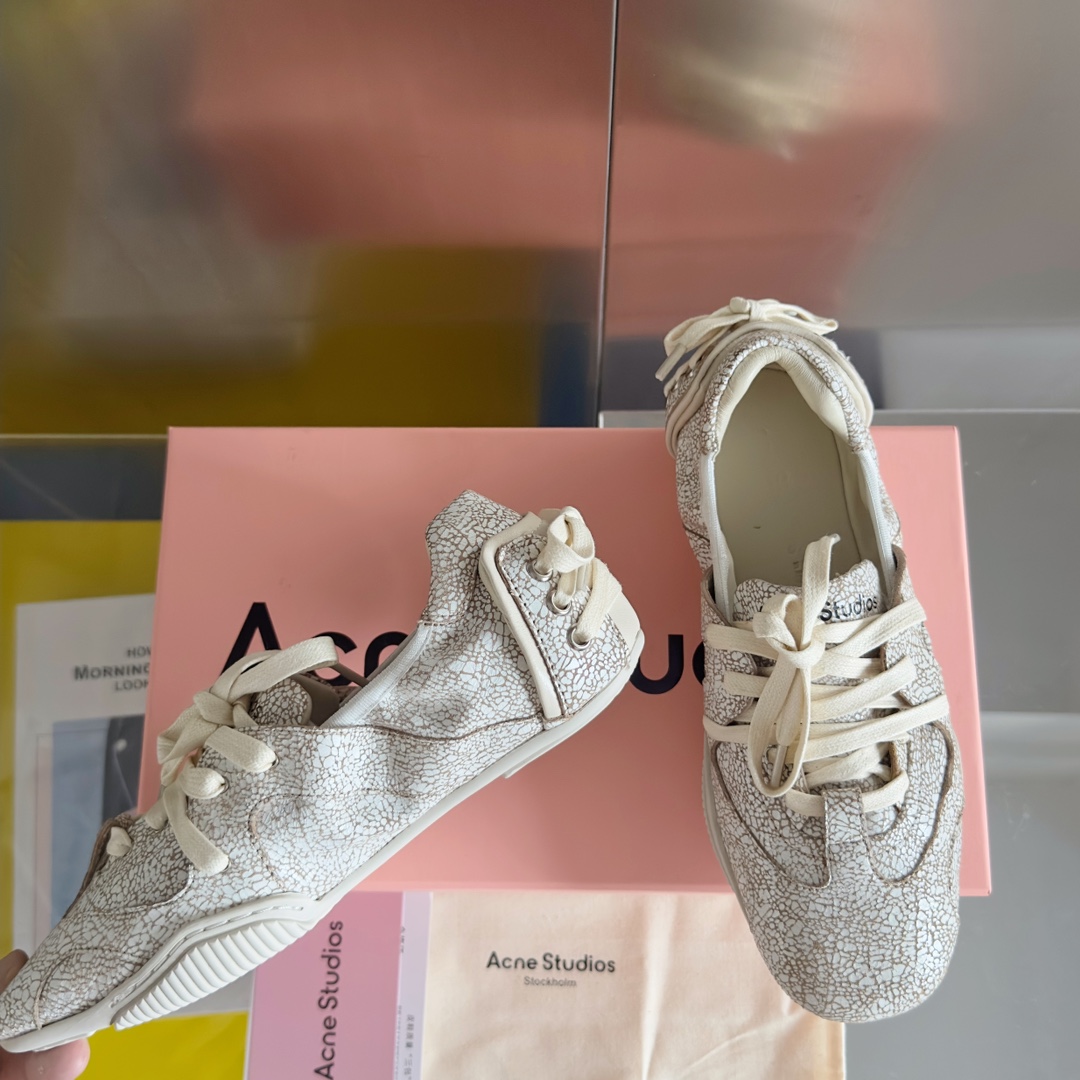 顶级版本：女款
Acne studios 24FW 丹宁牛仔布 芭蕾舞鞋 休闲 运动鞋
原版购入开发 做