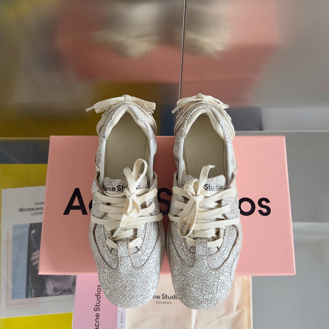 顶级版本：女款
Acne studios 24FW 丹宁牛仔布 芭蕾舞鞋 休闲 运动鞋
原版购入开发 做
