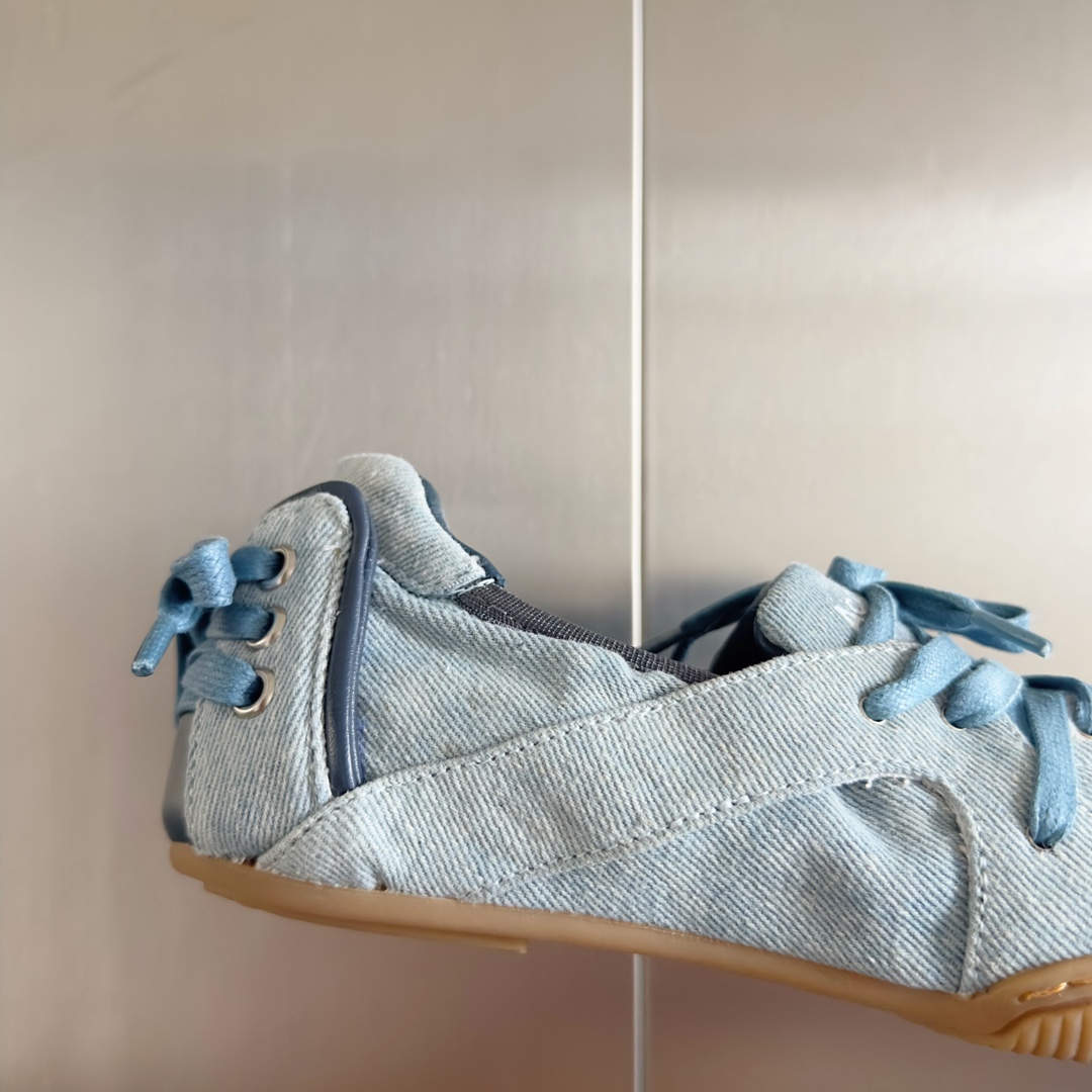 顶级版本：女款
Acne studios 24FW 丹宁牛仔布 芭蕾舞鞋 休闲 运动鞋
原版购入开发 做