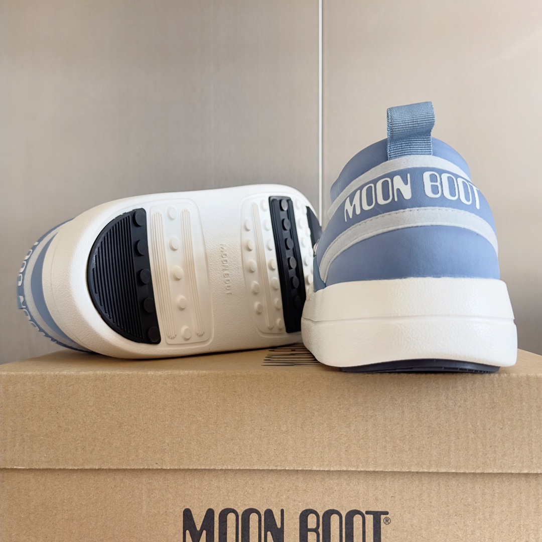 顶级版本MoonBoot最新24秋冬新款PARKICON系列系带厚底休闲鞋一脚蹬雪地靴棉靴原版购入开发做