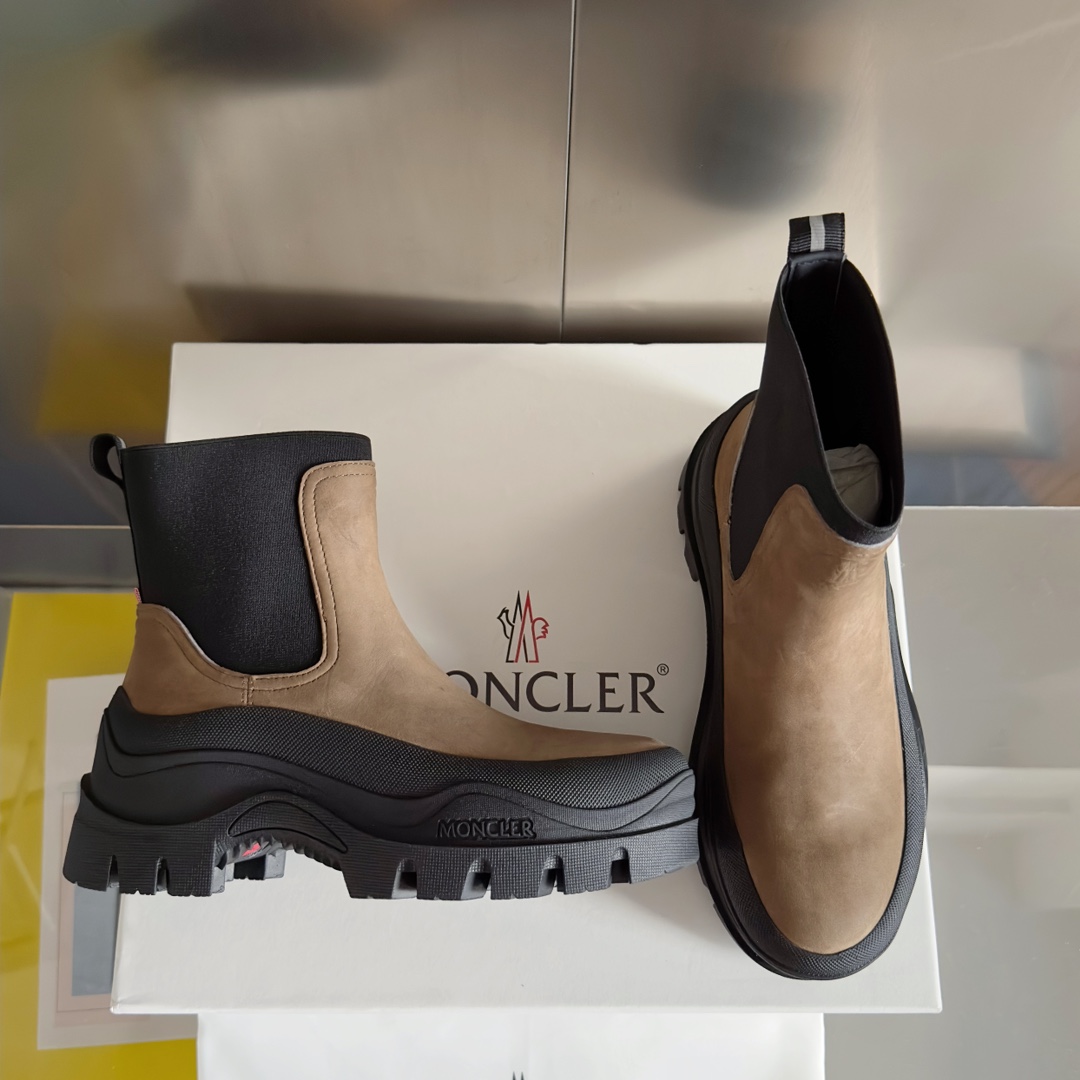 Moncler Hevea Chelsea Boots: Stylish Couples’ Favorite with Original Design - 图片 2