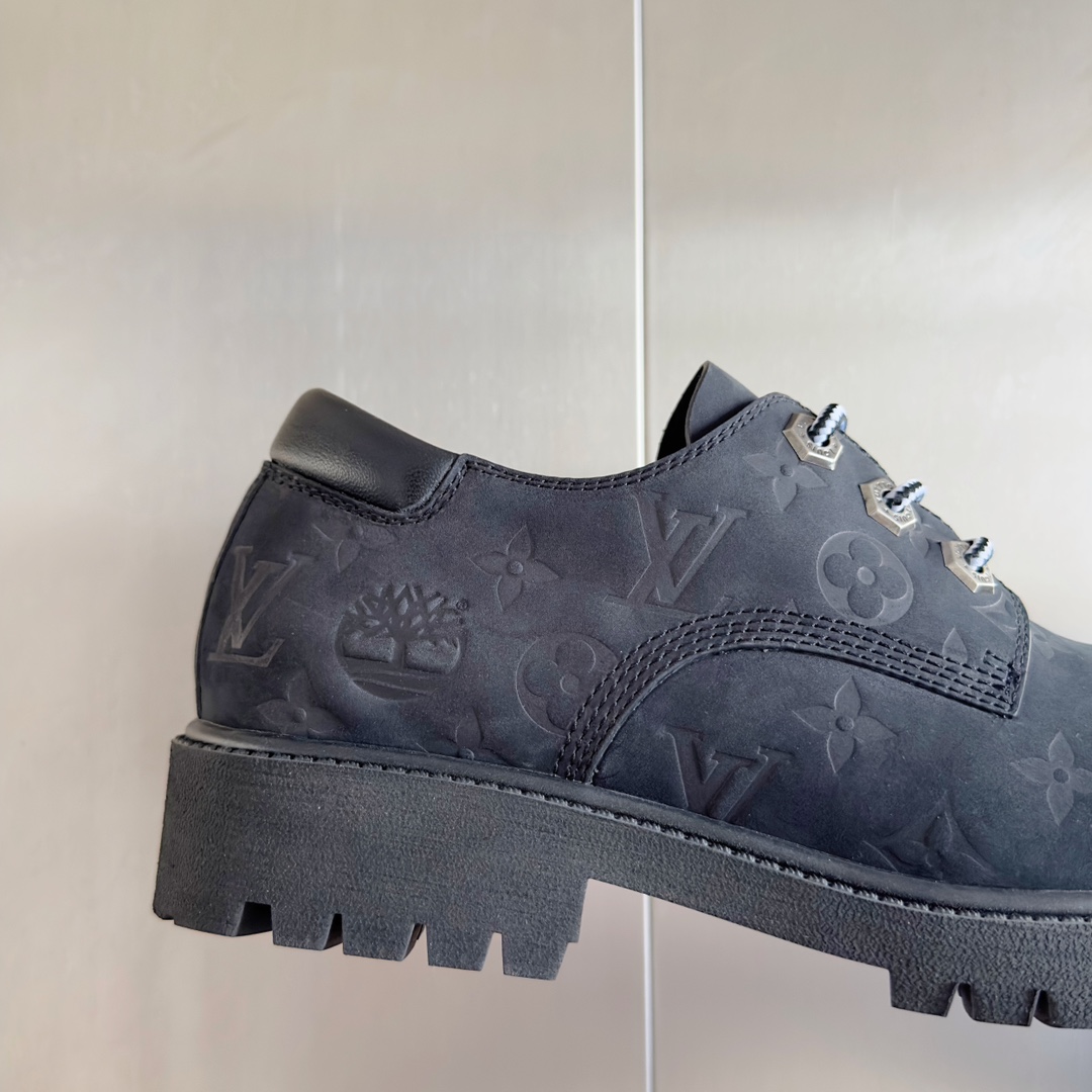 LV x Timberland Collaboration: Monogram Leather Ankle Boots for Men - 图片 8