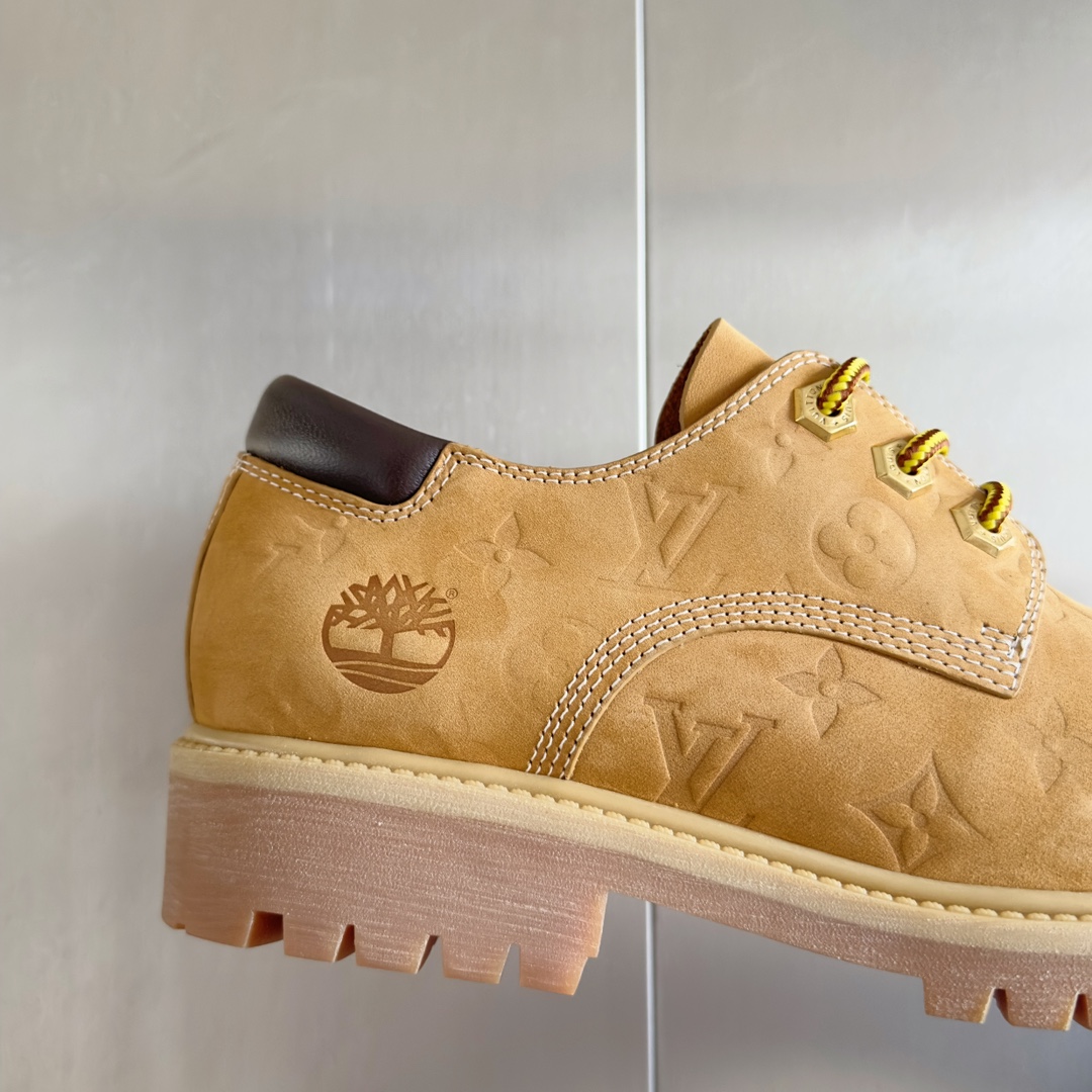 LV x Timberland Collaboration: Monogram Leather Ankle Boots for Men - 图片 8
