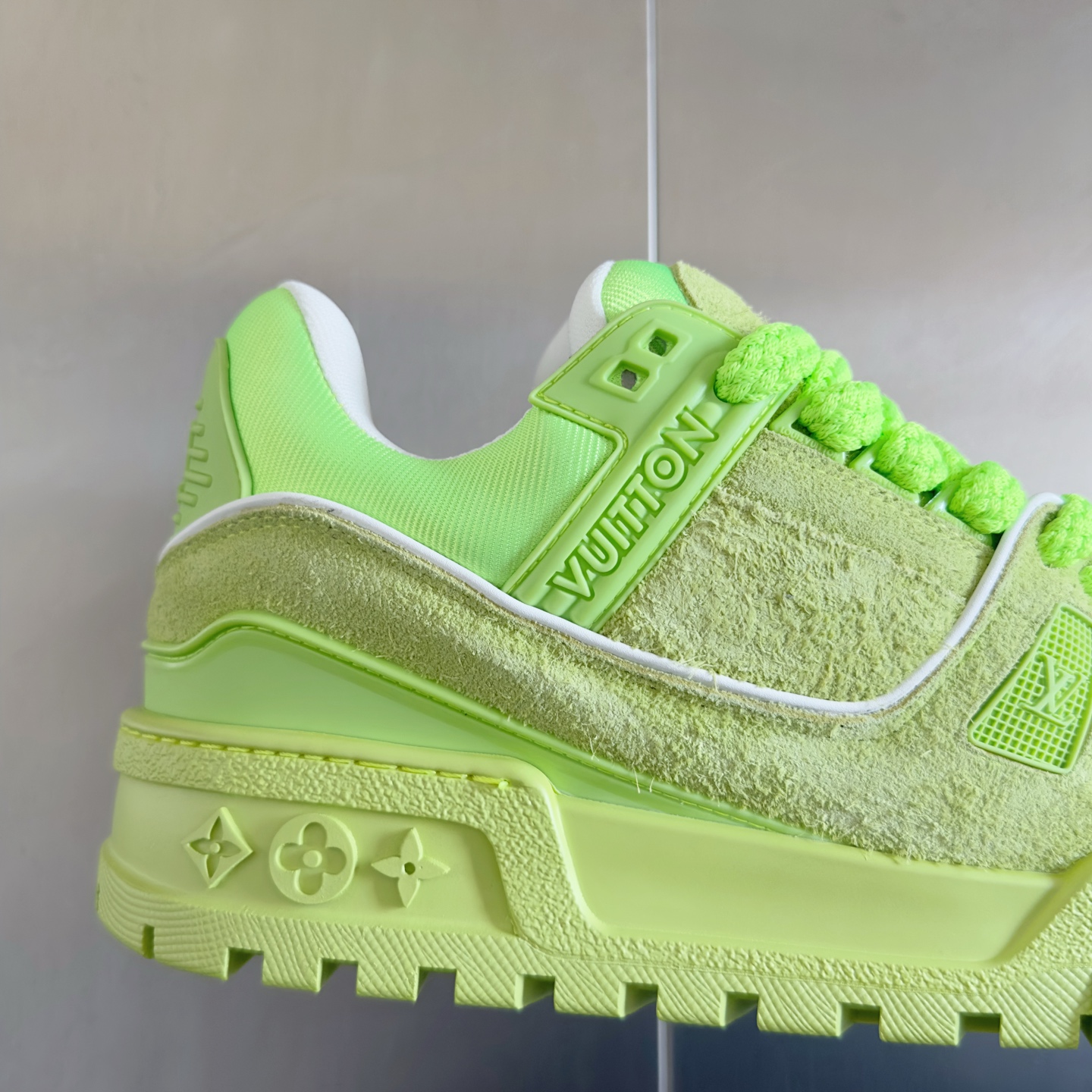 Louis Vuitton LV驴牌L家最新 胖墩墩 胖嘟嘟 胖丁TRAINER MAXI面包鞋 滑板鞋 休闲 运动鞋 DIY串珠