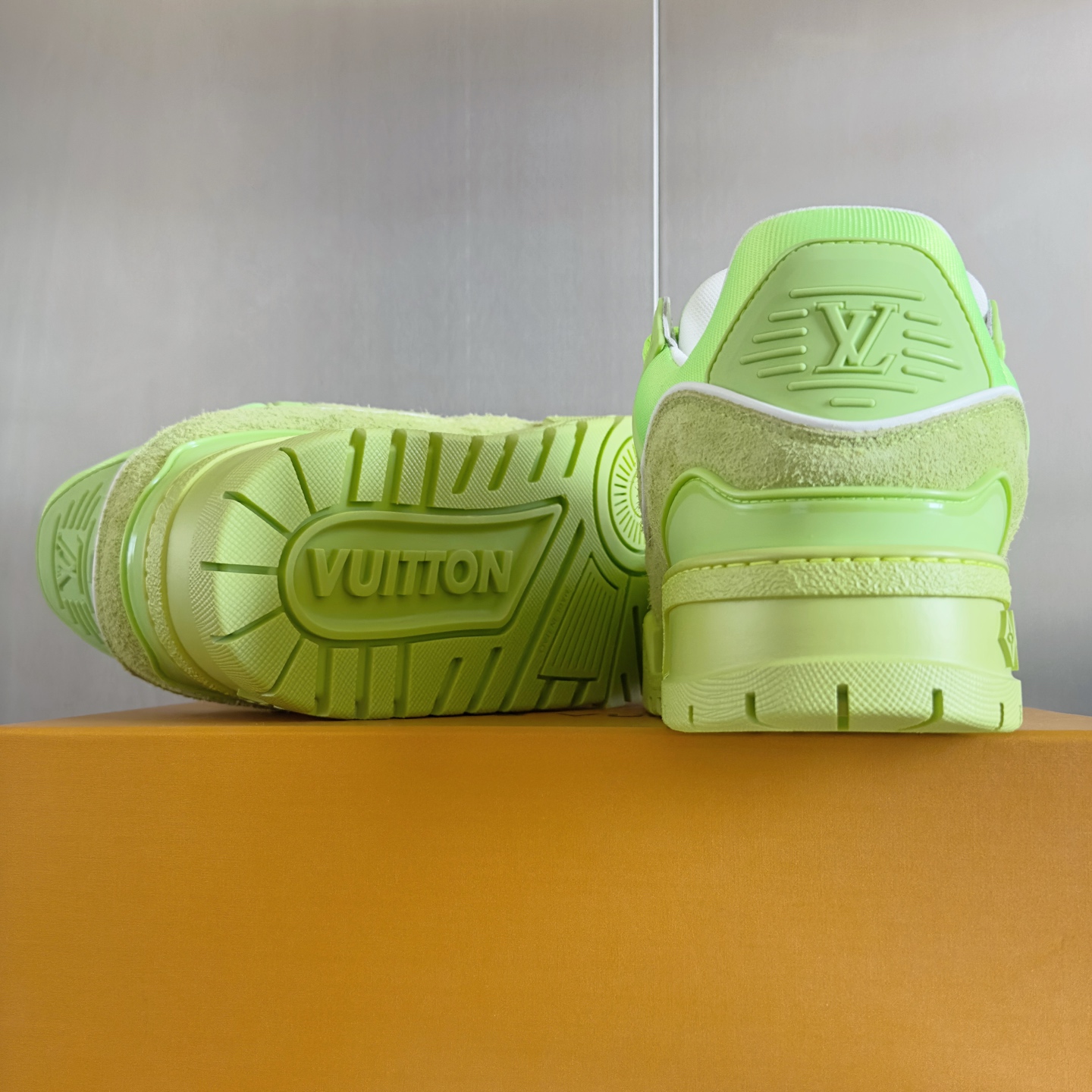 Louis Vuitton LV驴牌L家最新 胖墩墩 胖嘟嘟 胖丁TRAINER MAXI面包鞋 滑板鞋 休闲 运动鞋 DIY串珠