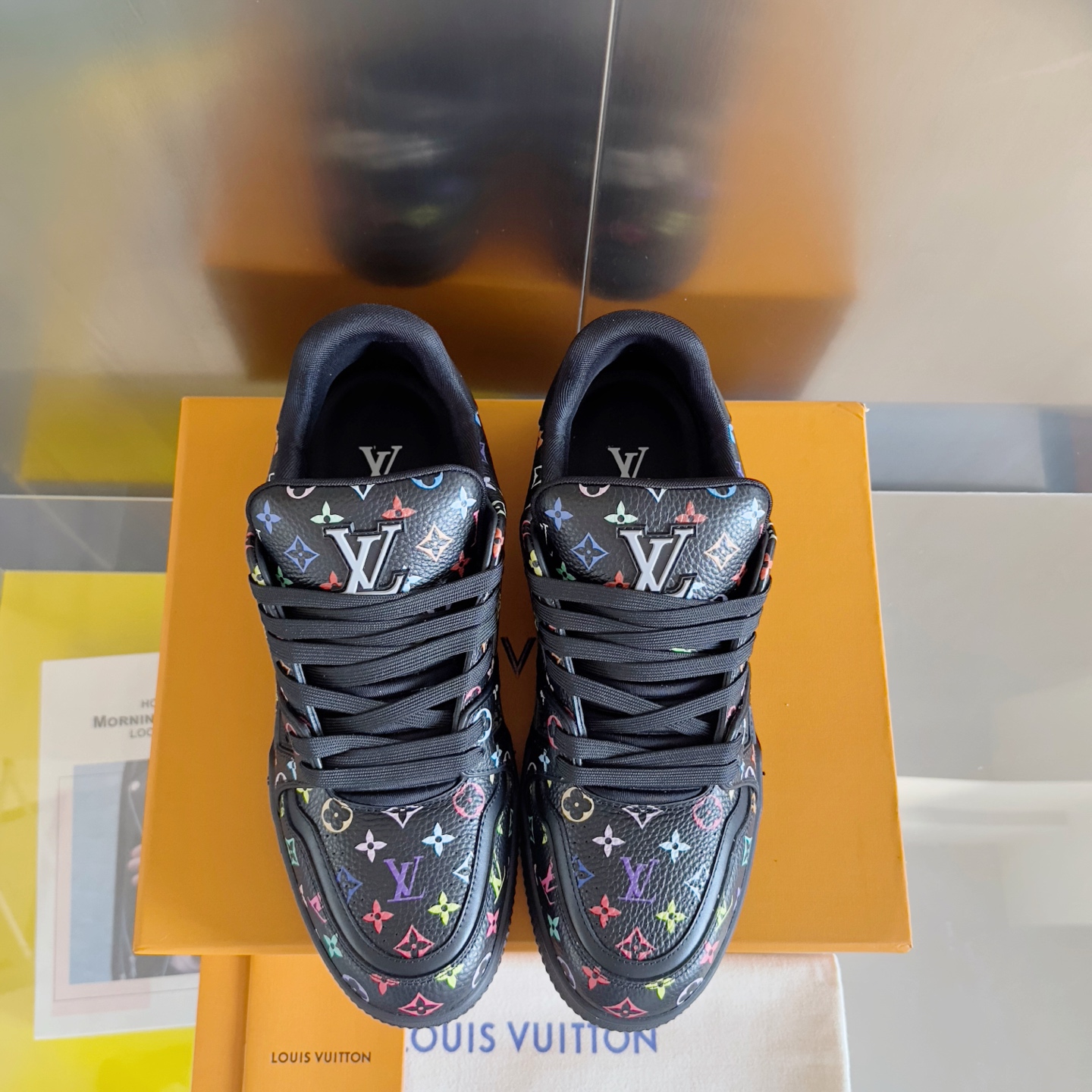 Louis Vuitton LV x TM LV Trainer 路易威登x村上隆 联名款 休闲 运动鞋 滑板鞋
