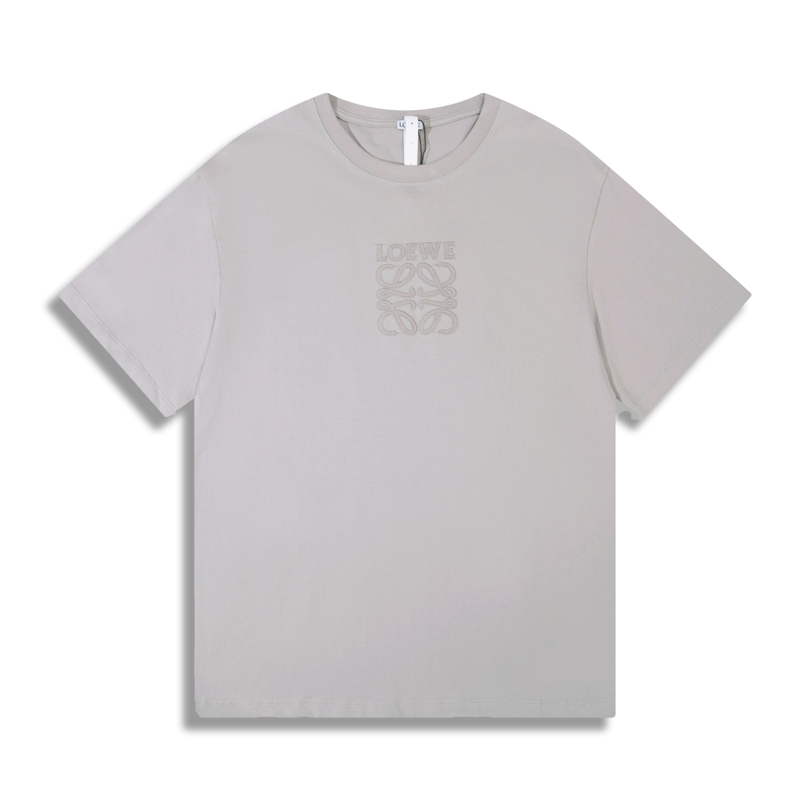 🅿️90 Versión correcta de alta calidad. Camiseta de manga corta con bordado de macarrones de LOEWE, nueva temporada 202…