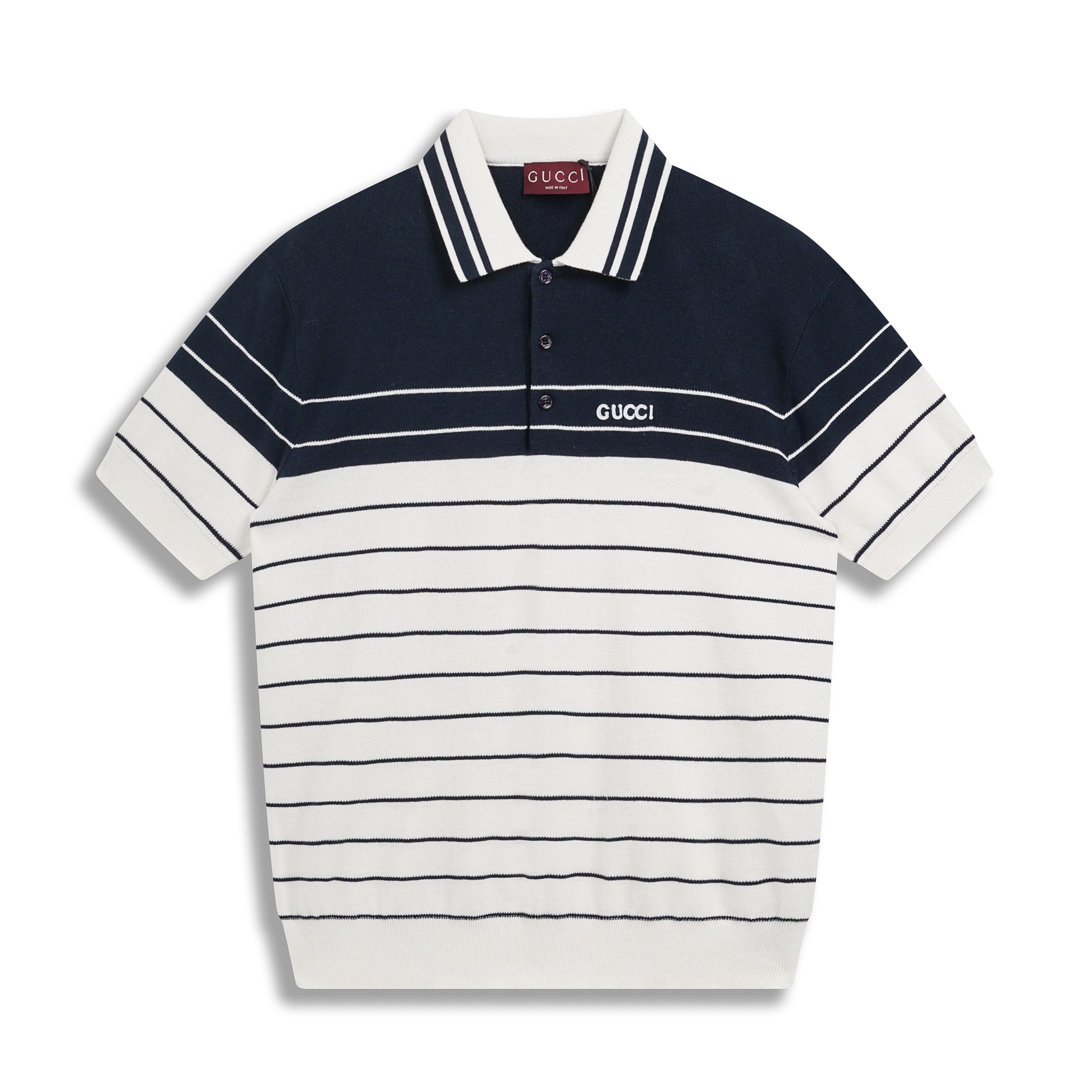 Versión correcta de alta calidad P110 G casa, nueva colección de primavera/verano 2025, polo de manga corta de punto ja…