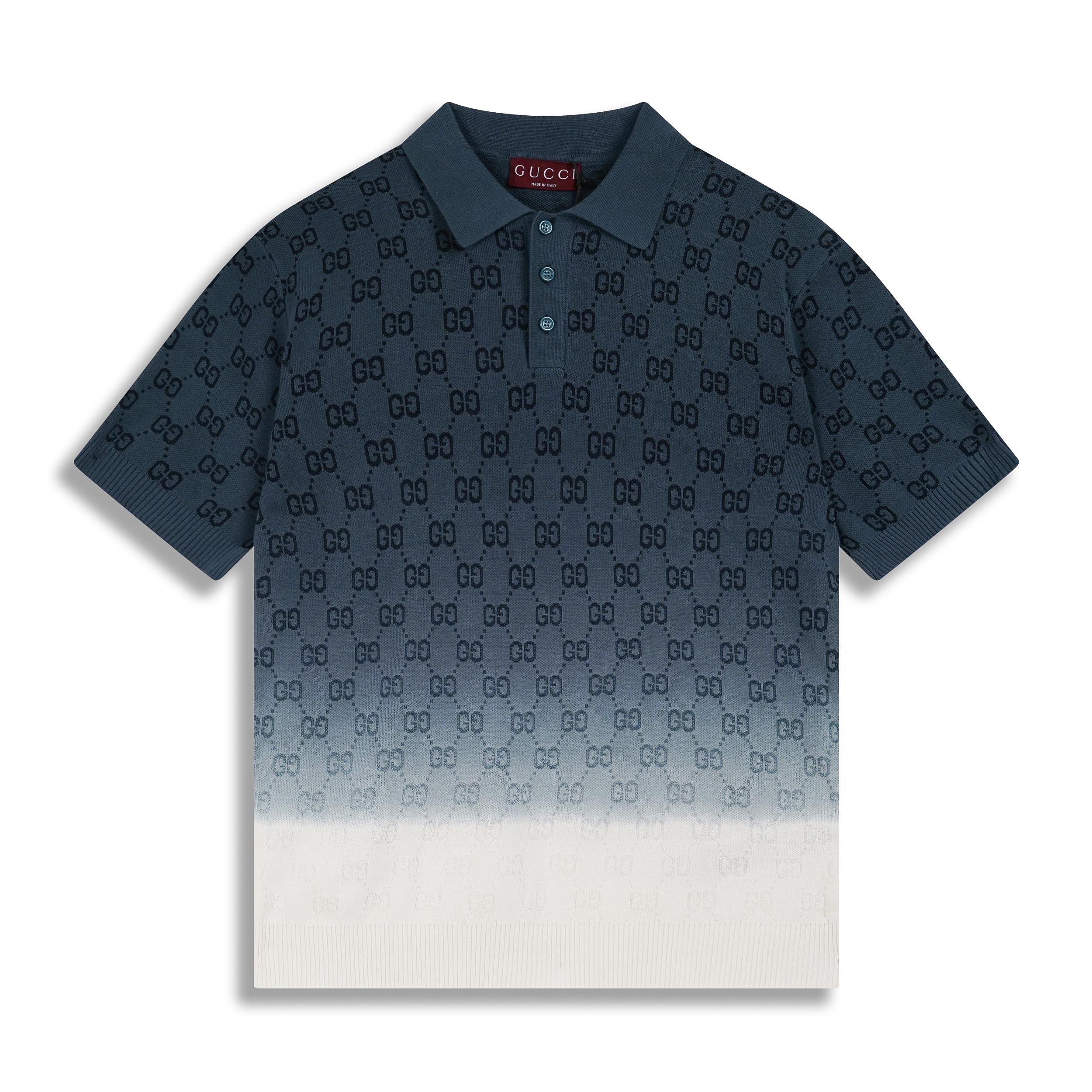 Versión correcta de alta calidad P125 G casa, nueva colección de primavera/verano 2025, polo de manga corta de punto co…