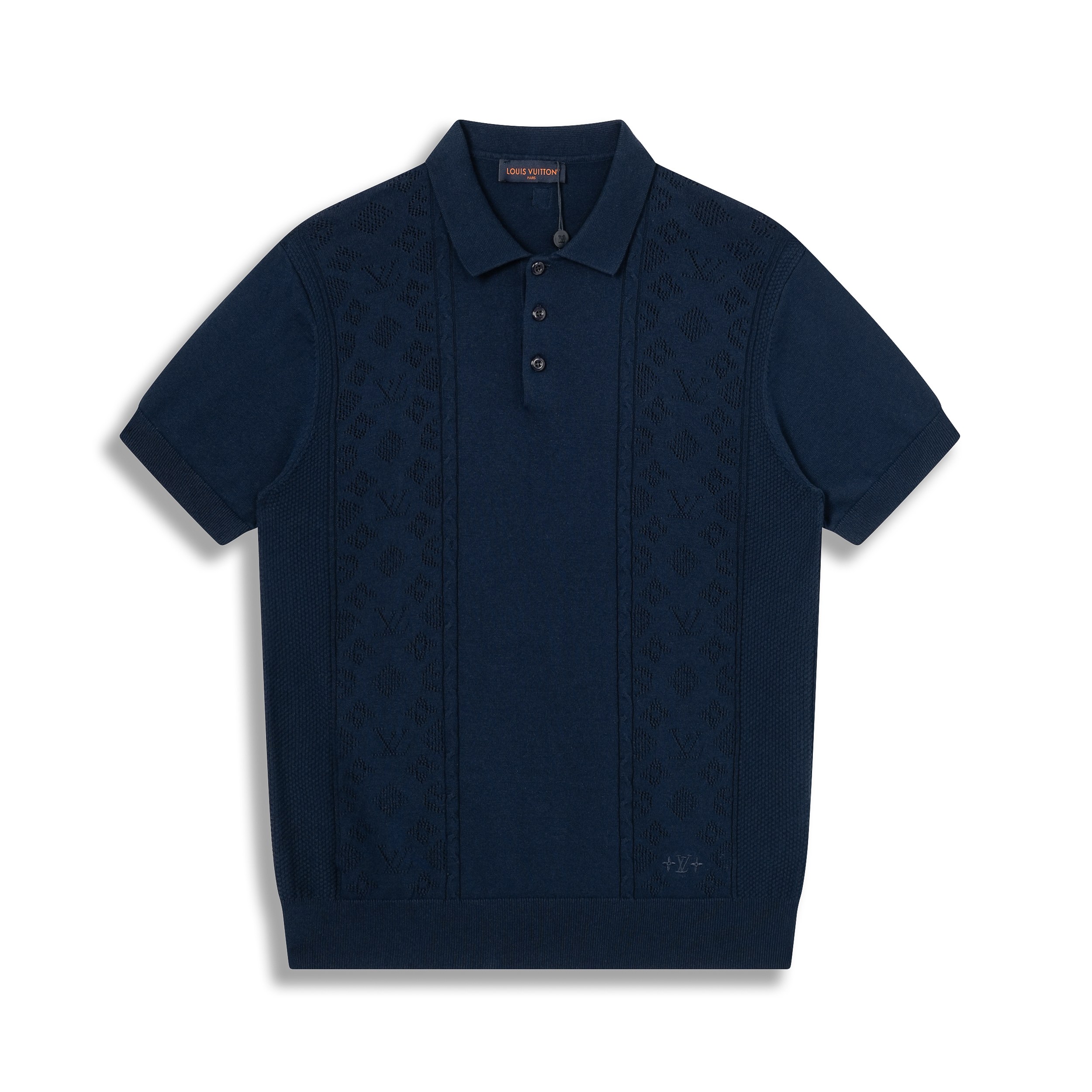 P95 1V/2026 nueva polo de punto trenzado con jacquard de letras. Nueva para la primavera-verano 2026ss, con estructura …