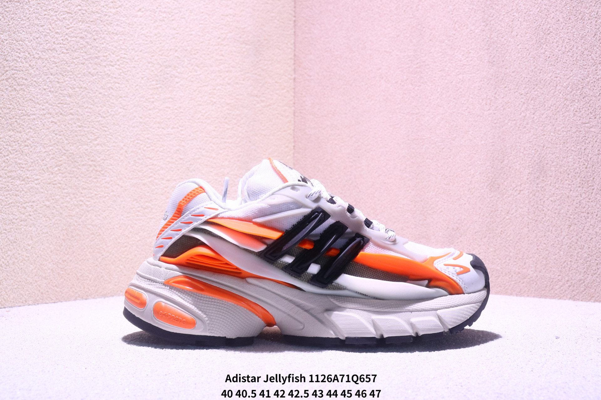 💰170
Adidas Originals Adistar Jellyfish 阿迪复古舒适防滑减震运动鞋    尺码：35-45半
XM1126Q657