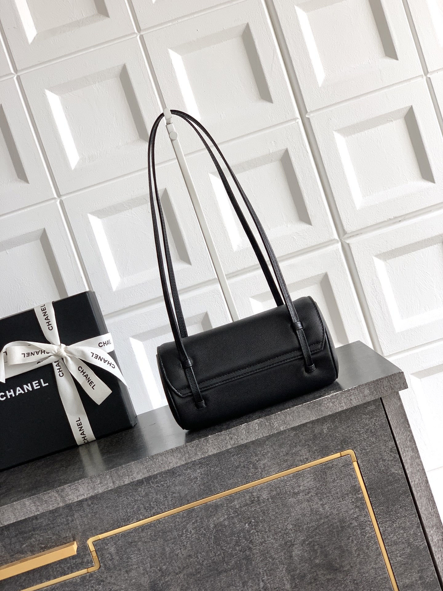Chanel Cylinder Shoulder Flap Bag