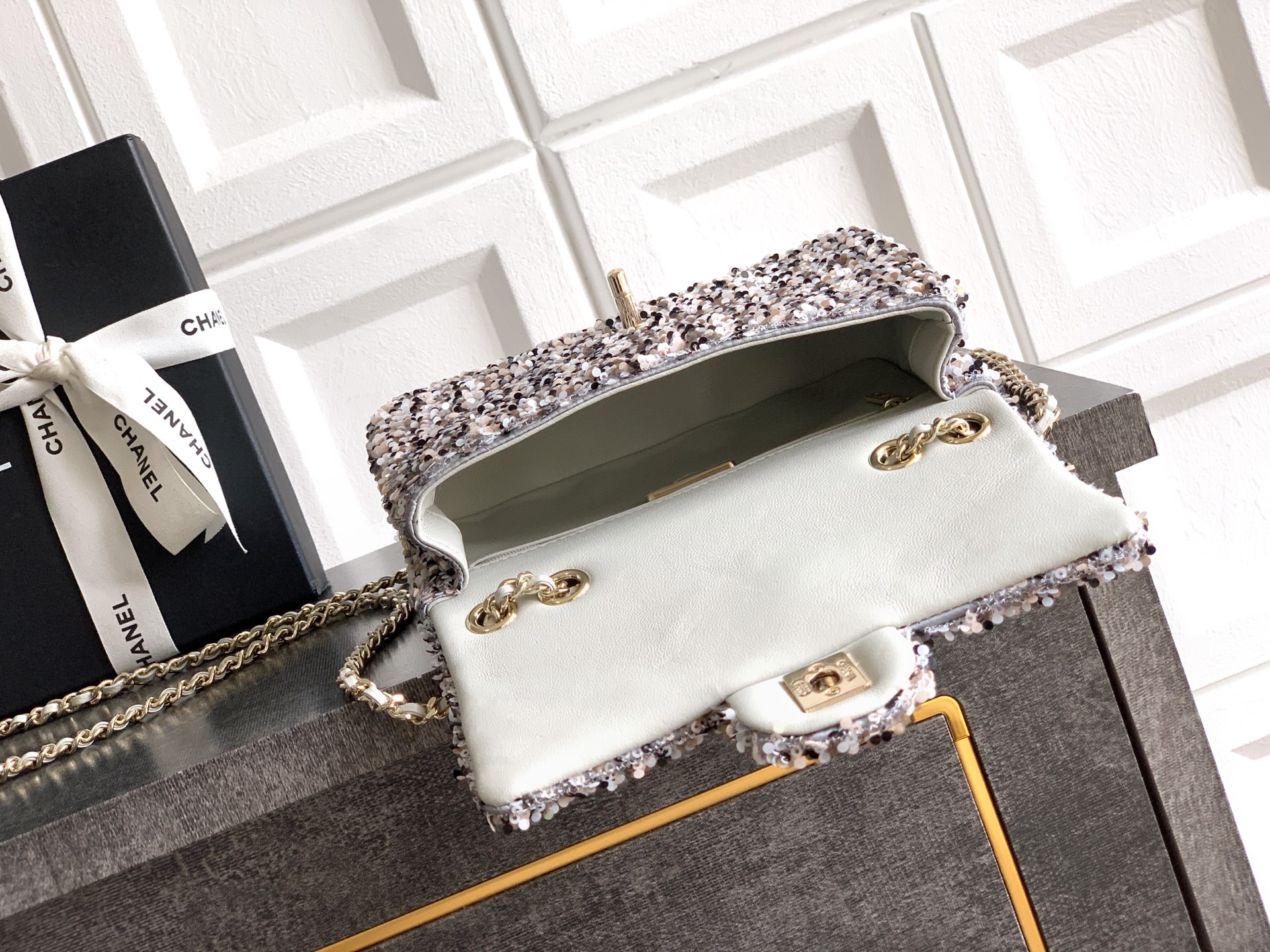 Chanel Tweed Classic Flap Bag