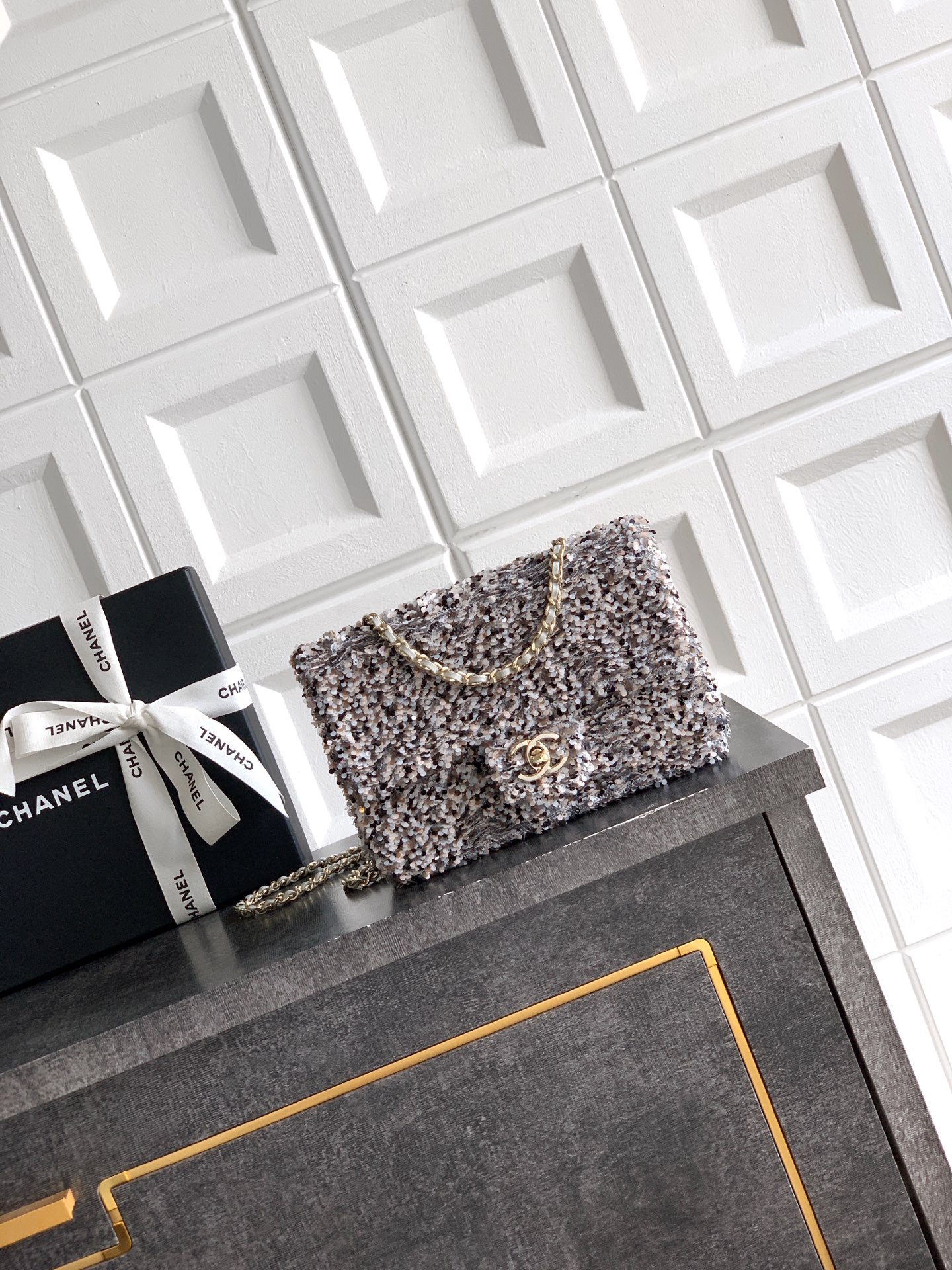 Chanel Tweed Classic Flap Bag