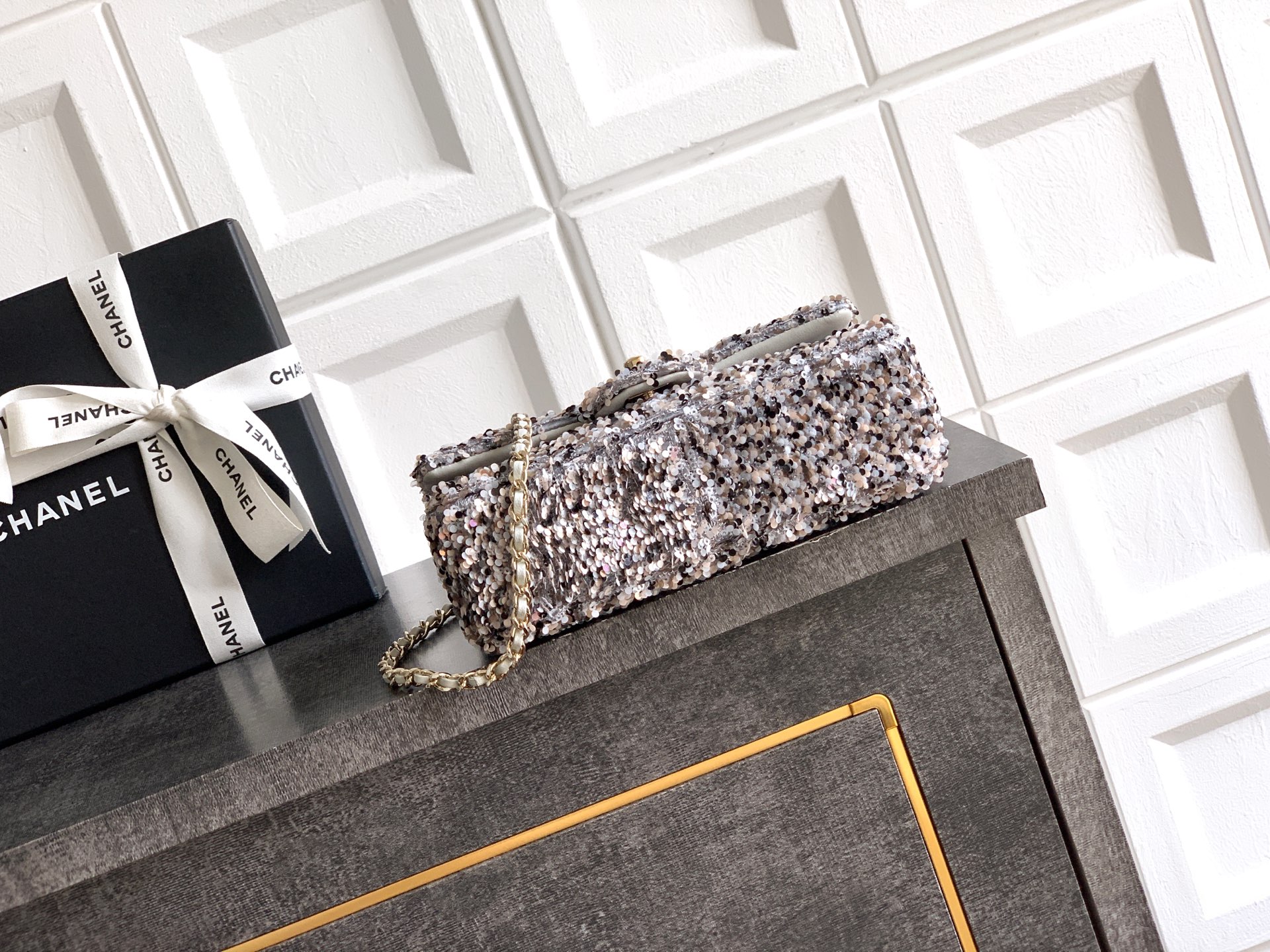 Chanel Tweed Classic Flap Bag
