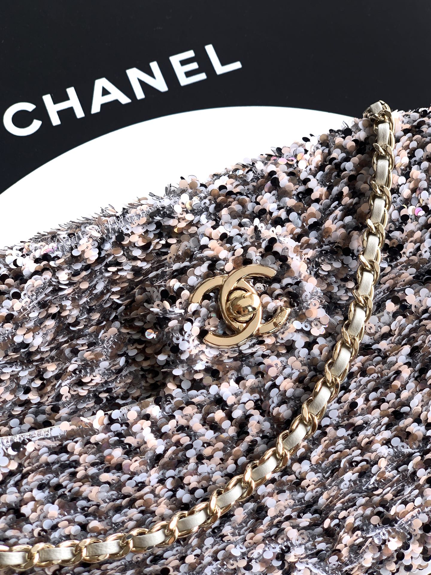 Chanel Tweed Classic Flap Bag