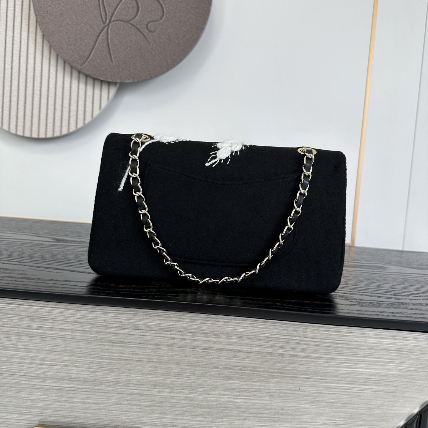 Chanel Embroidery Classic Flap Bag