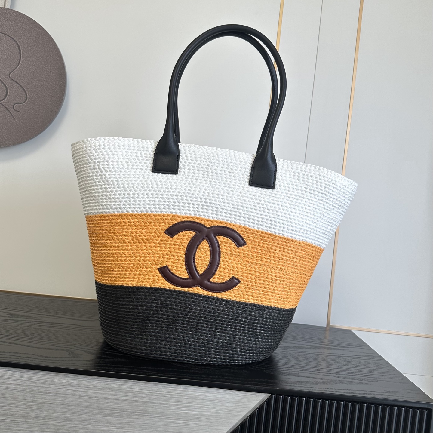 Chanel Raffia Beach Tote