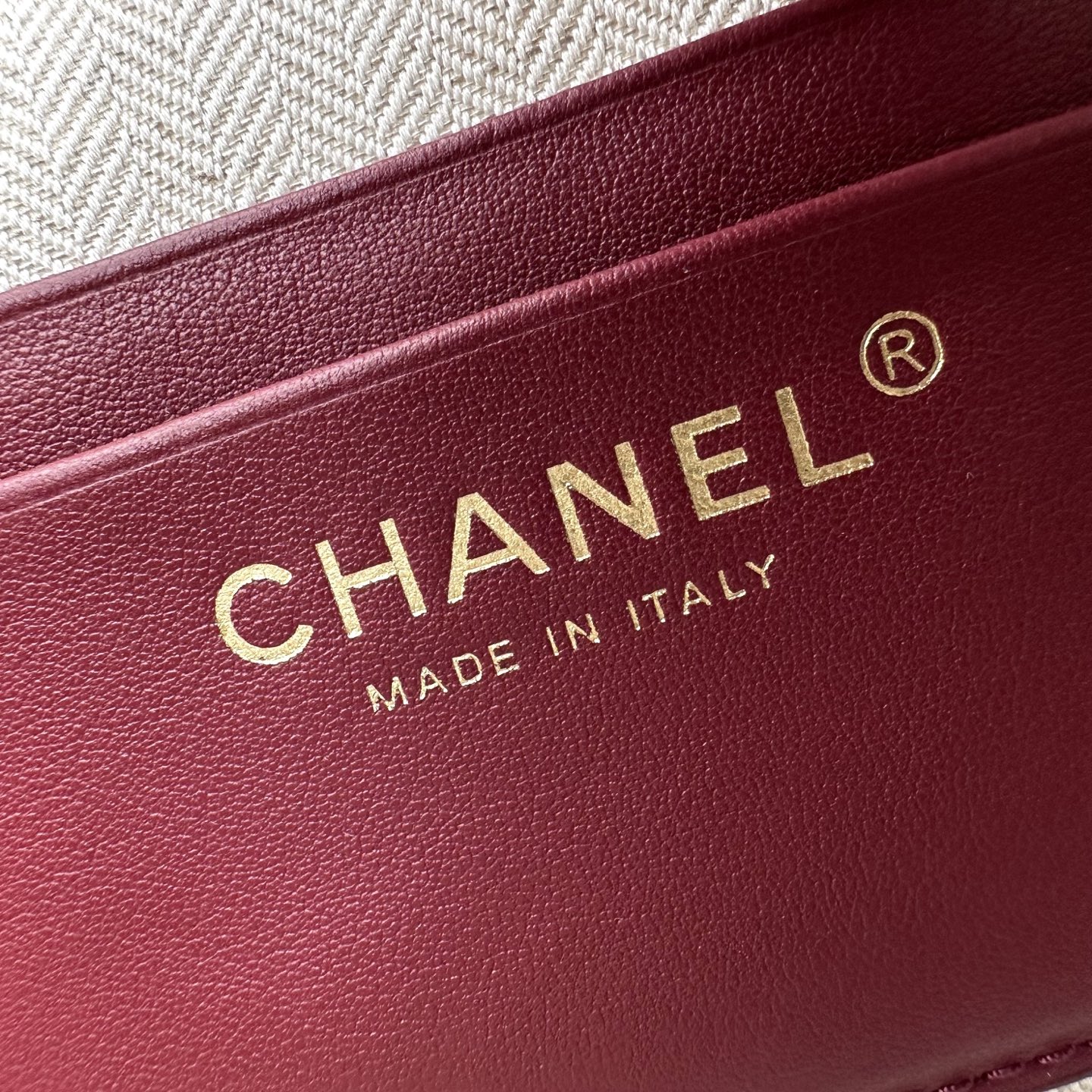 Chanel Suede Vanity Case