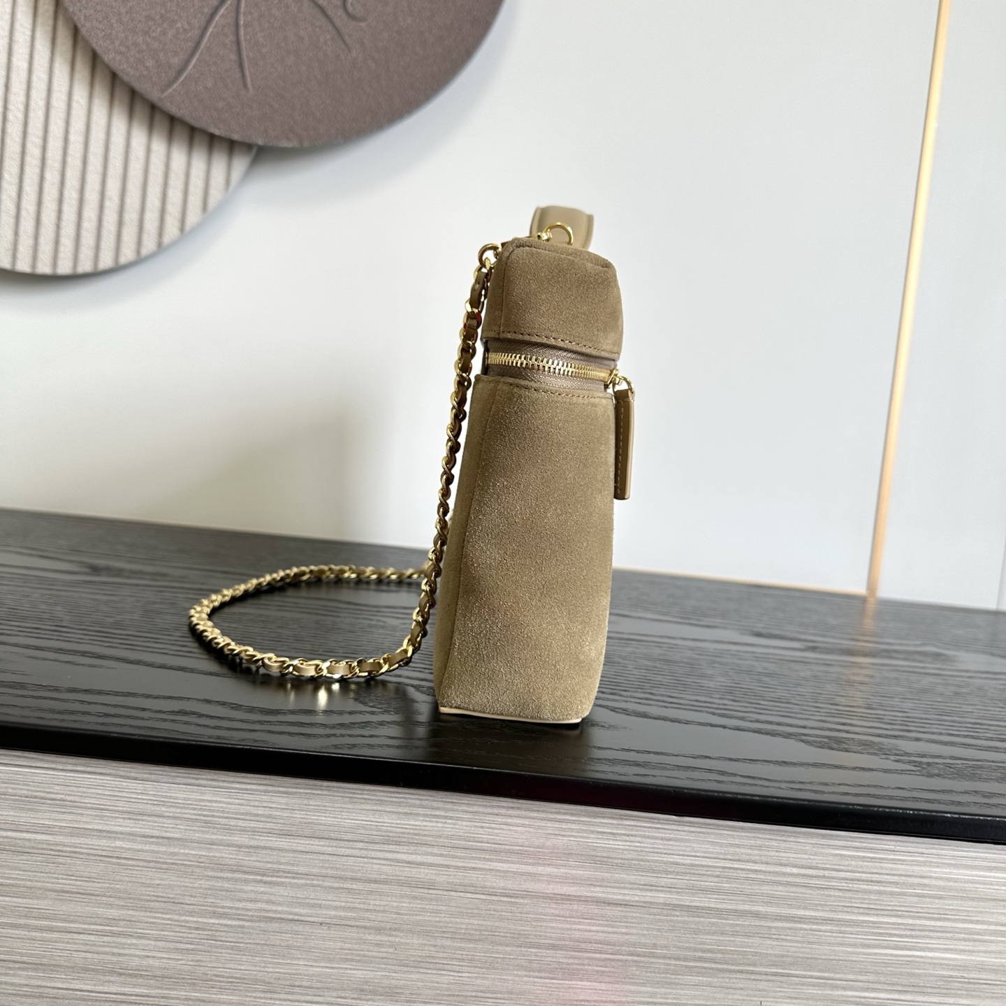Chanel Suede Vanity Case